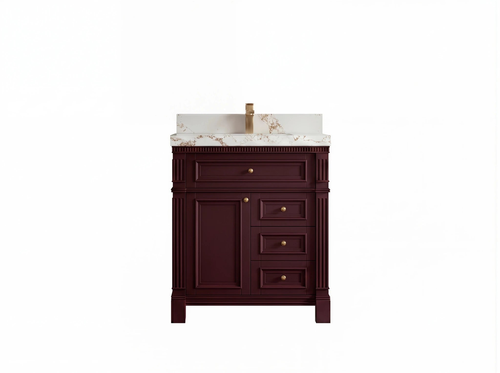 Paris 30 in. W x 22 in. D Single Sink Bathroom Vanity - Willow Bath and Vanity