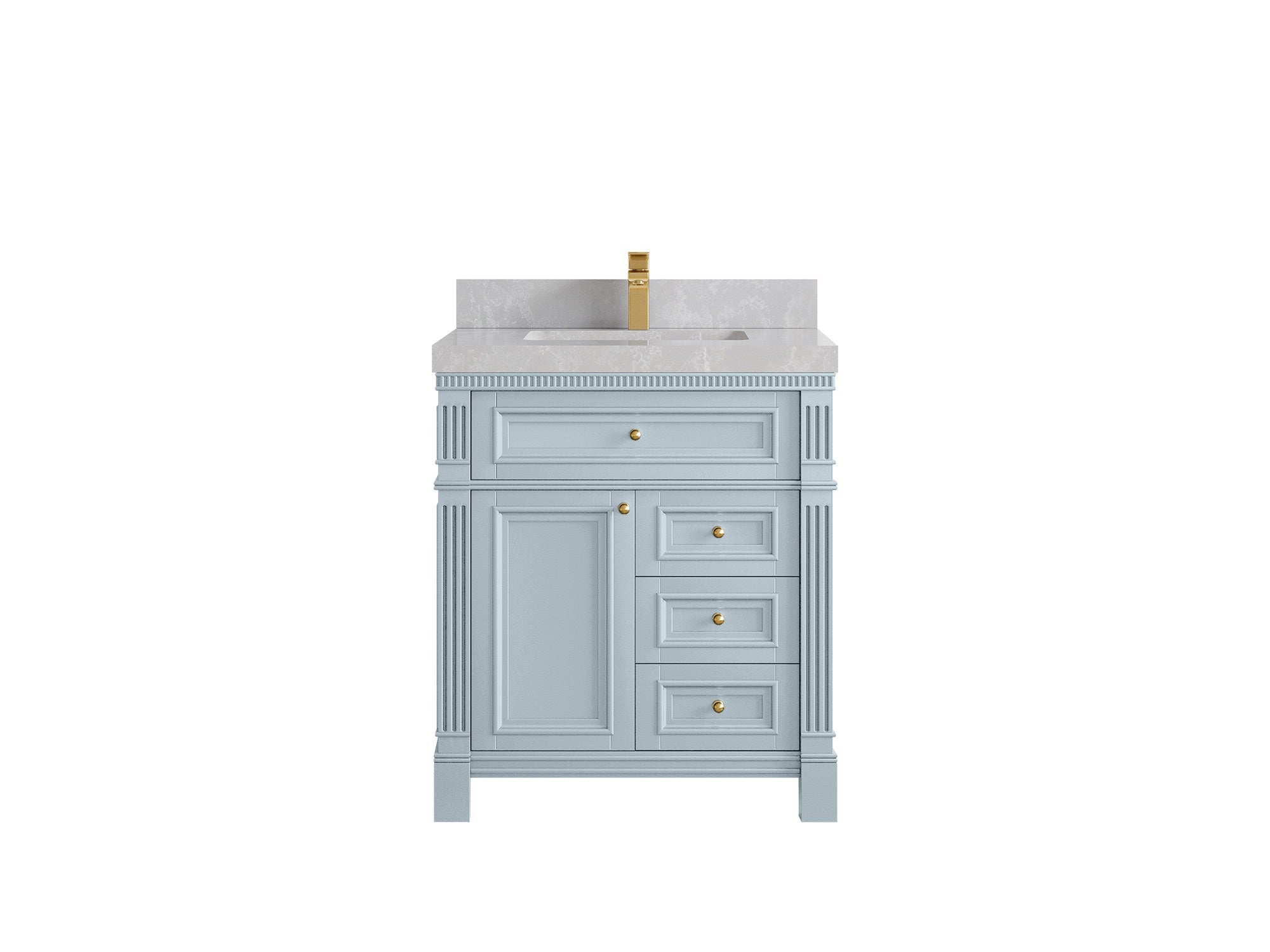 Paris 30 in. W x 22 in. D Single Sink Bathroom Vanity - Willow Bath and Vanity