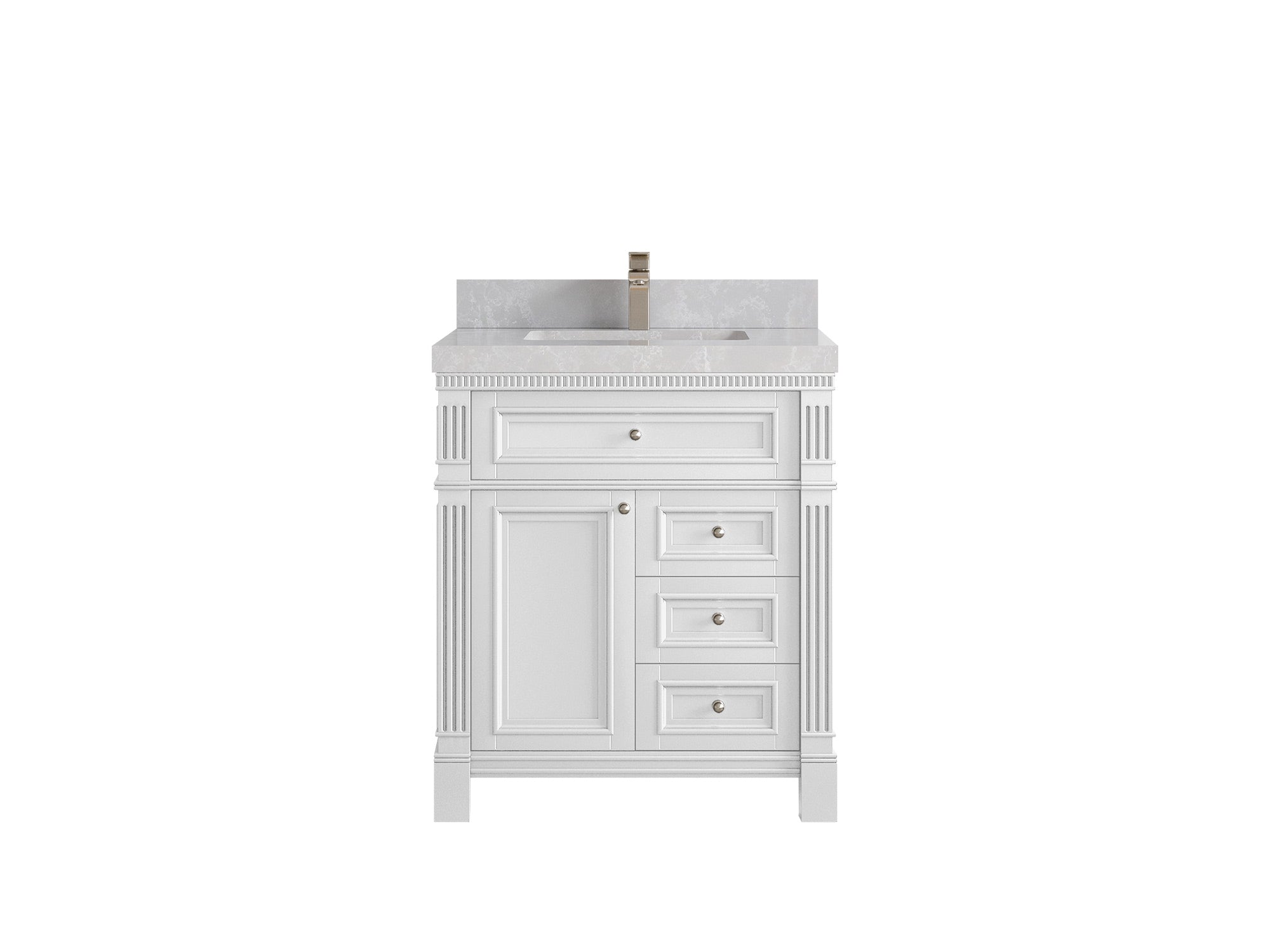 Paris 30 in. W x 22 in. D Single Sink Bathroom Vanity - Willow Bath and Vanity