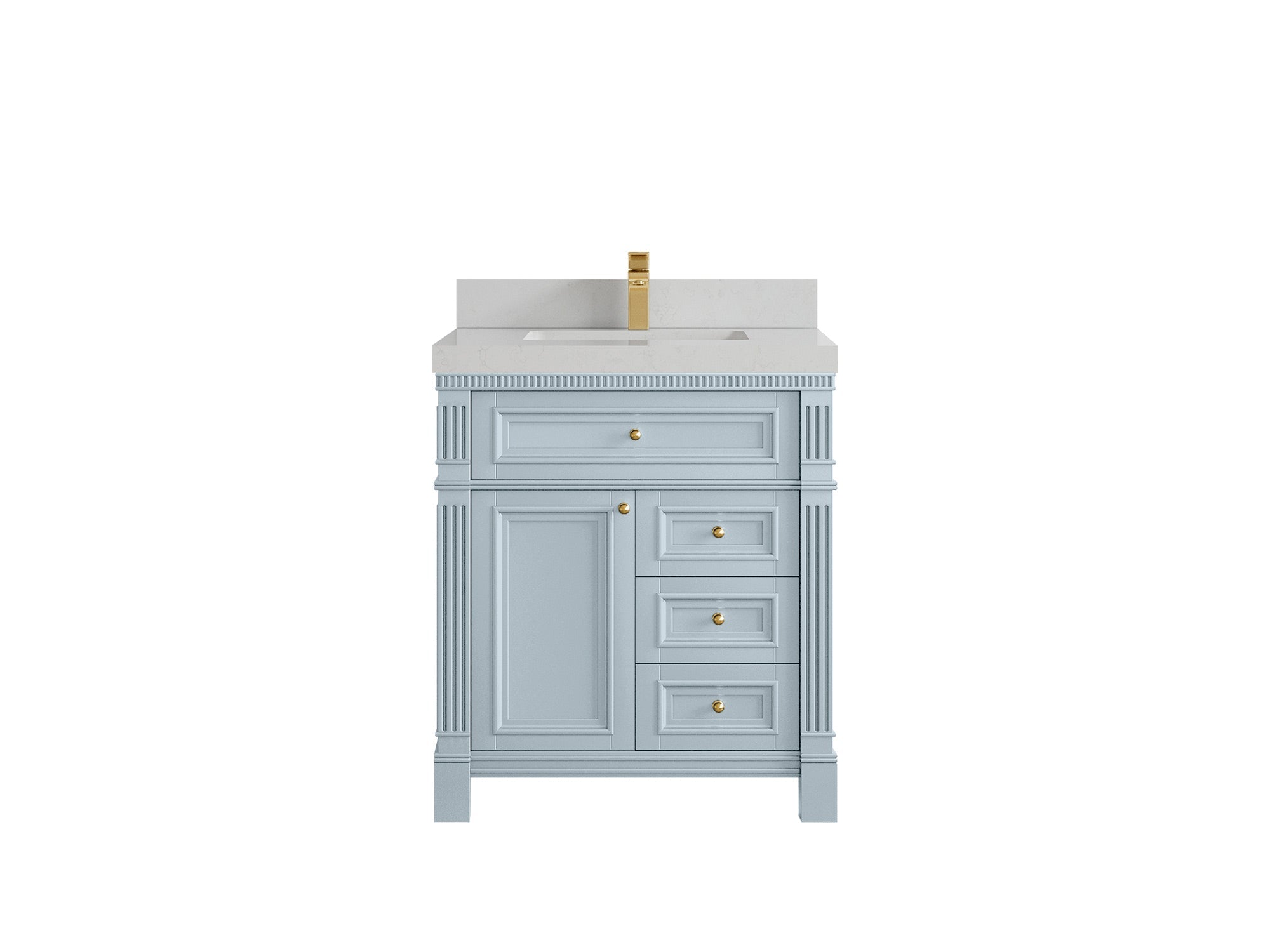 Paris 30 in. W x 22 in. D Single Sink Bathroom Vanity - Willow Bath and Vanity