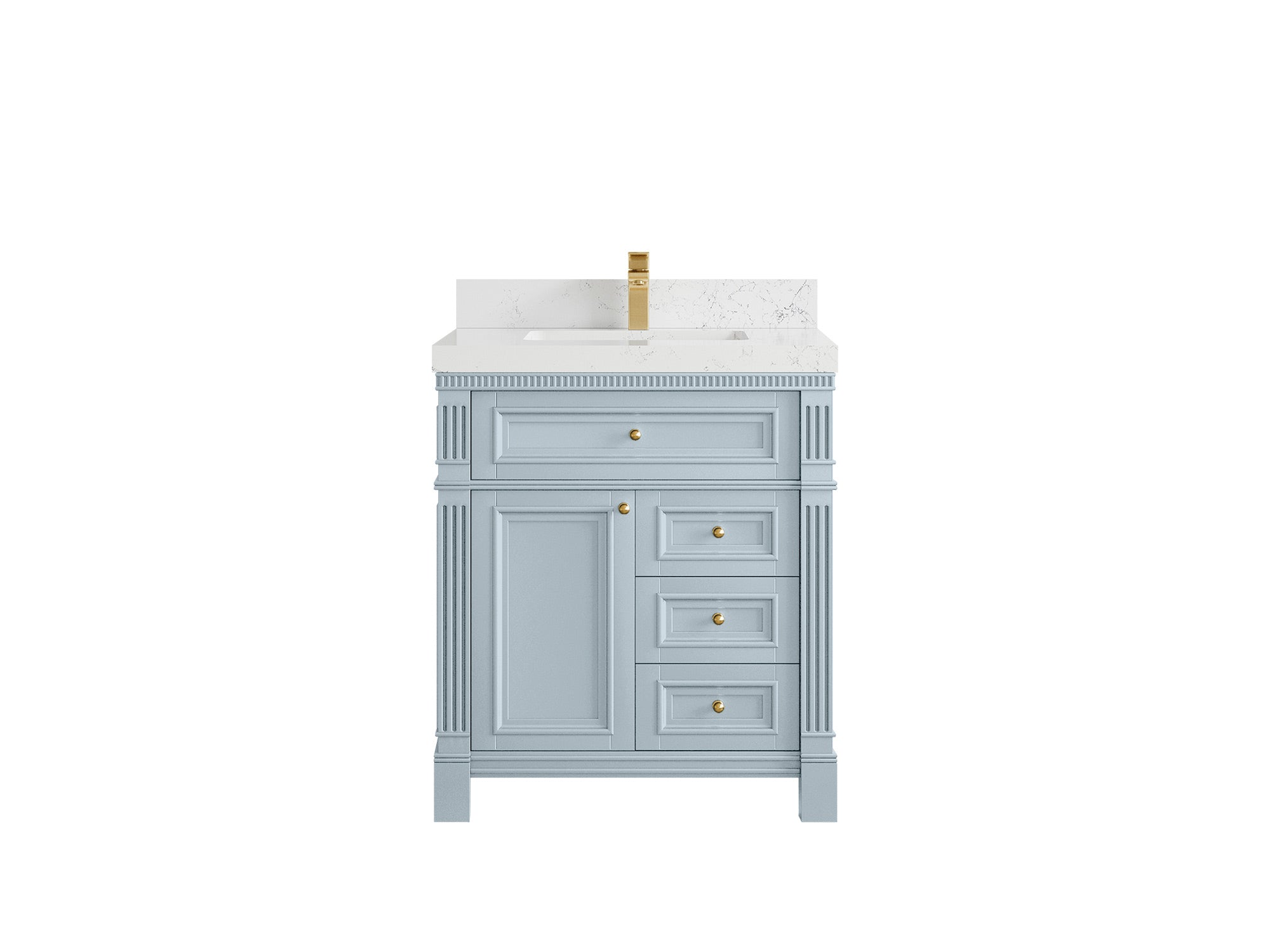 Paris 30 in. W x 22 in. D Single Sink Bathroom Vanity - Willow Bath and Vanity