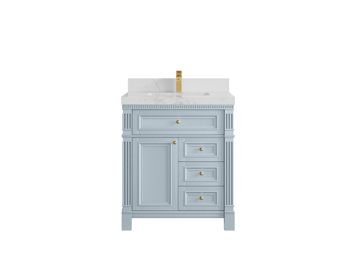 Paris 30 in. W x 22 in. D Single Sink Bathroom Vanity - Willow Bath and Vanity