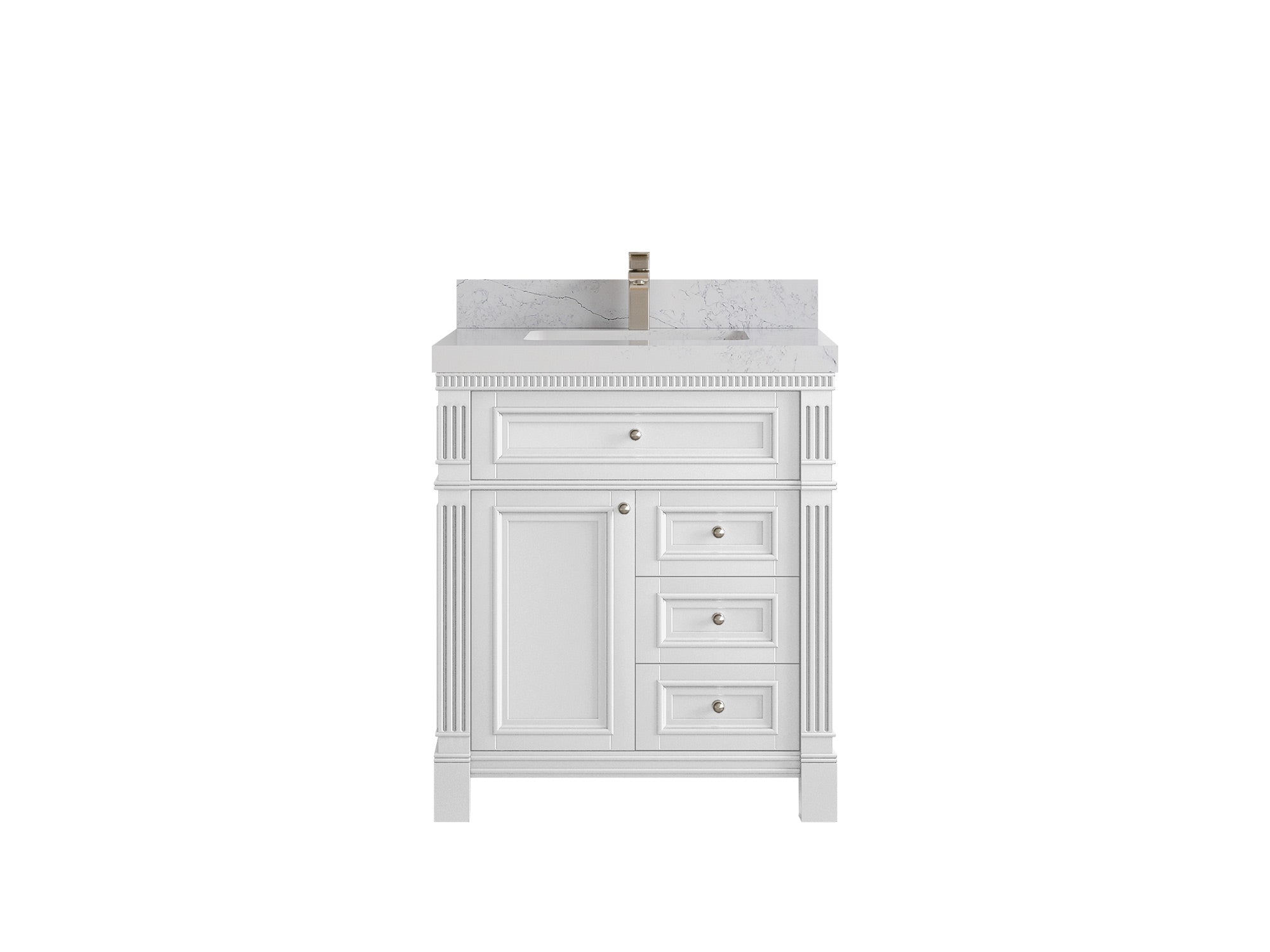 Paris 30 in. W x 22 in. D Single Sink Bathroom Vanity - Willow Bath and Vanity