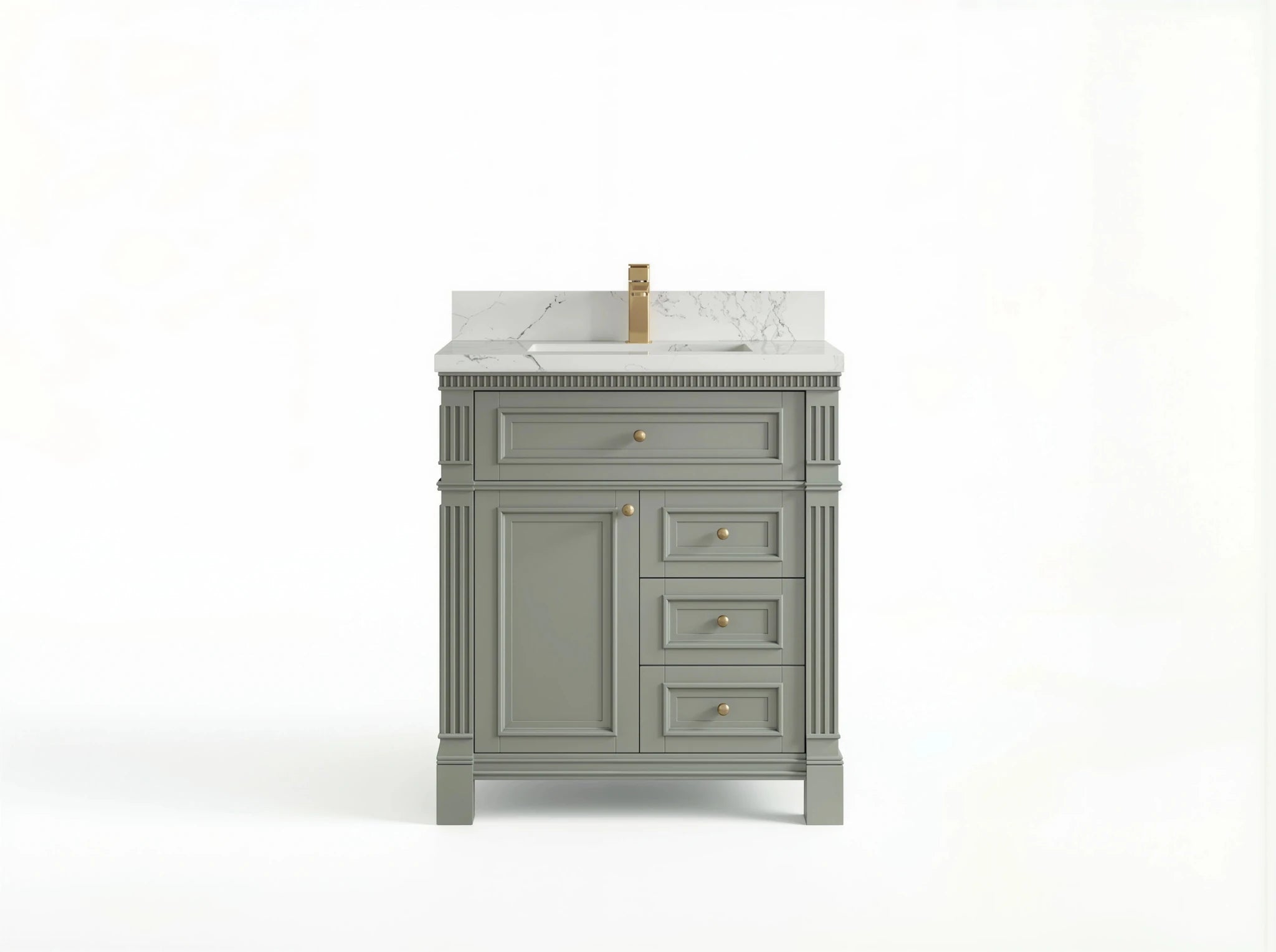 Paris 30 in. W x 22 in. D Single Sink Bathroom Vanity - Willow Bath and Vanity