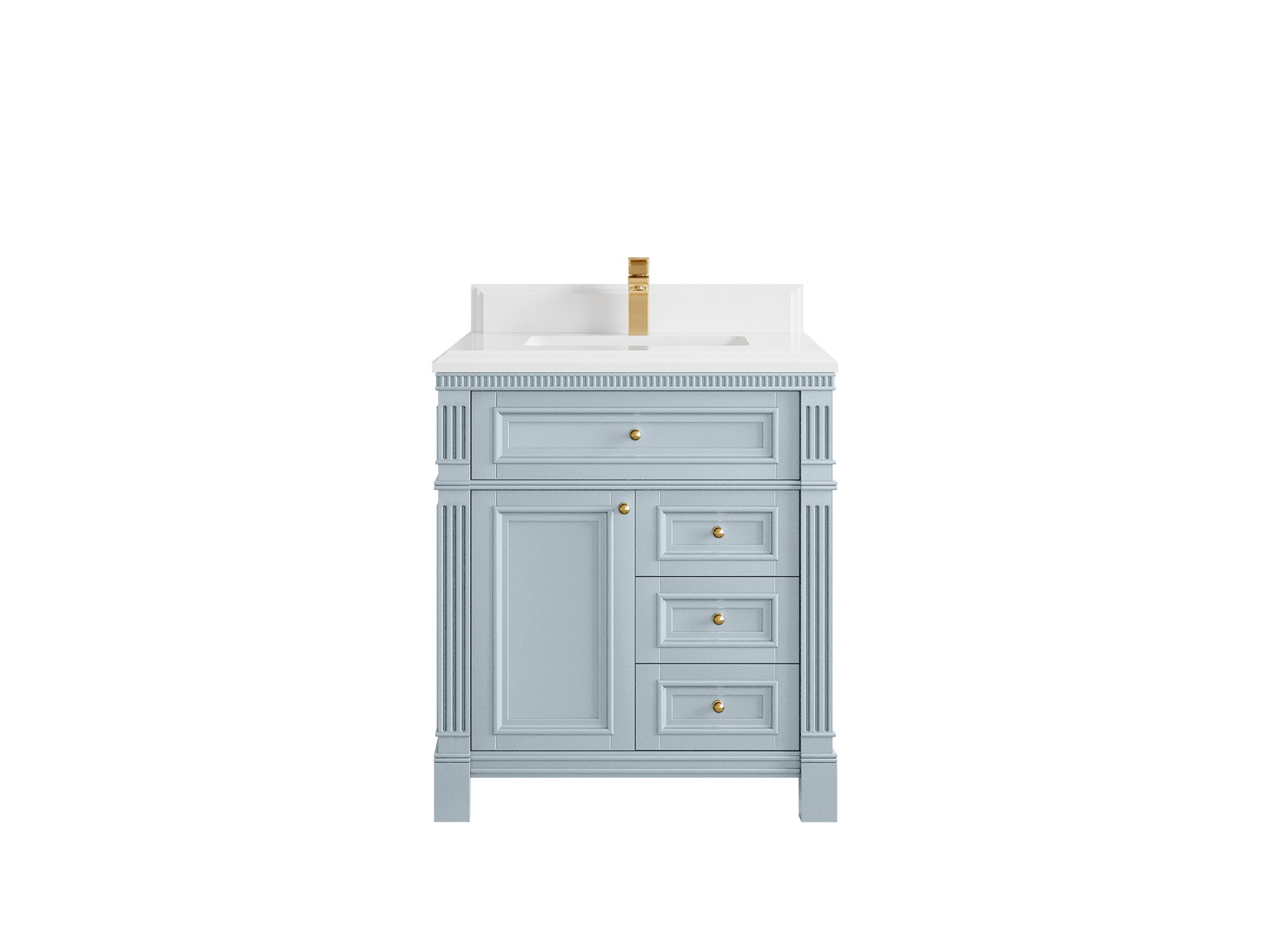 Paris 30 in. W x 22 in. D Single Sink Bathroom Vanity - Willow Bath and Vanity
