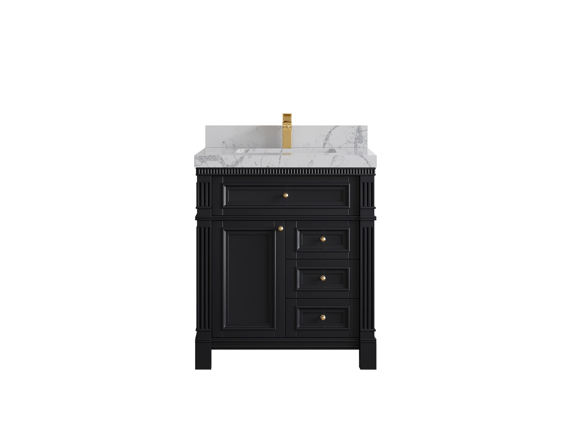 Paris 30 in. W x 22 in. D Single Sink Bathroom Vanity - Willow Bath and Vanity