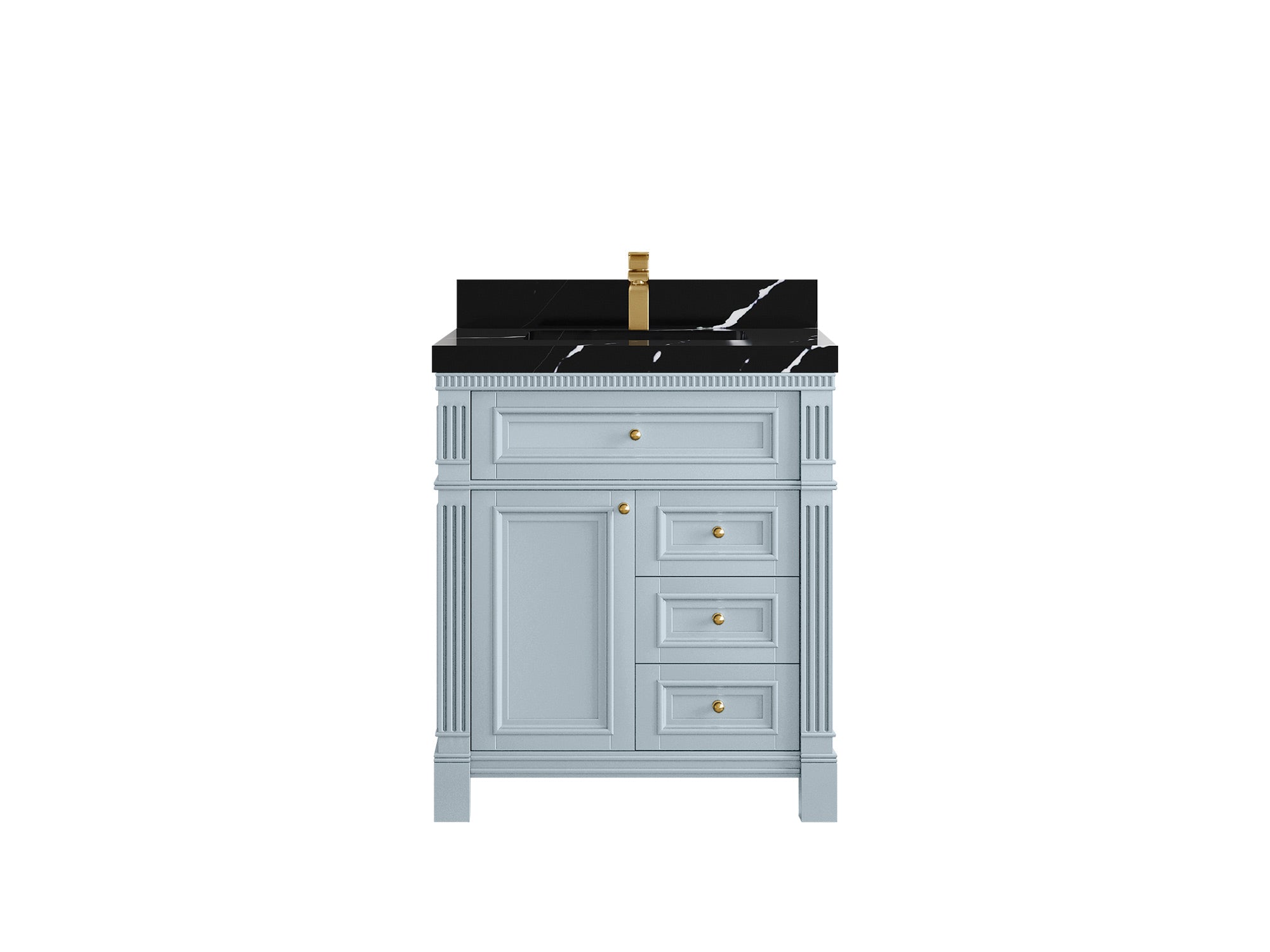Paris 30 in. W x 22 in. D Single Sink Bathroom Vanity - Willow Bath and Vanity