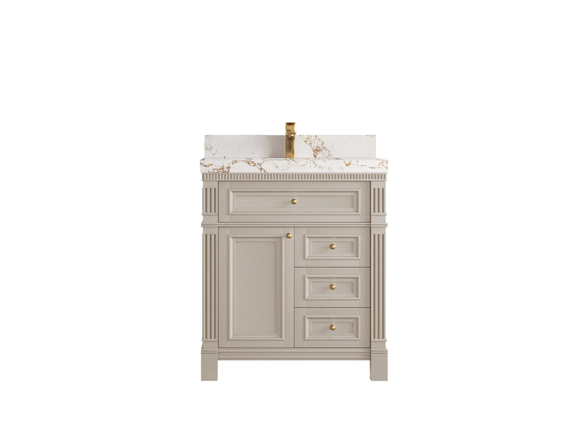 Paris 30 in. W x 22 in. D Single Sink Bathroom Vanity - Willow Bath and Vanity