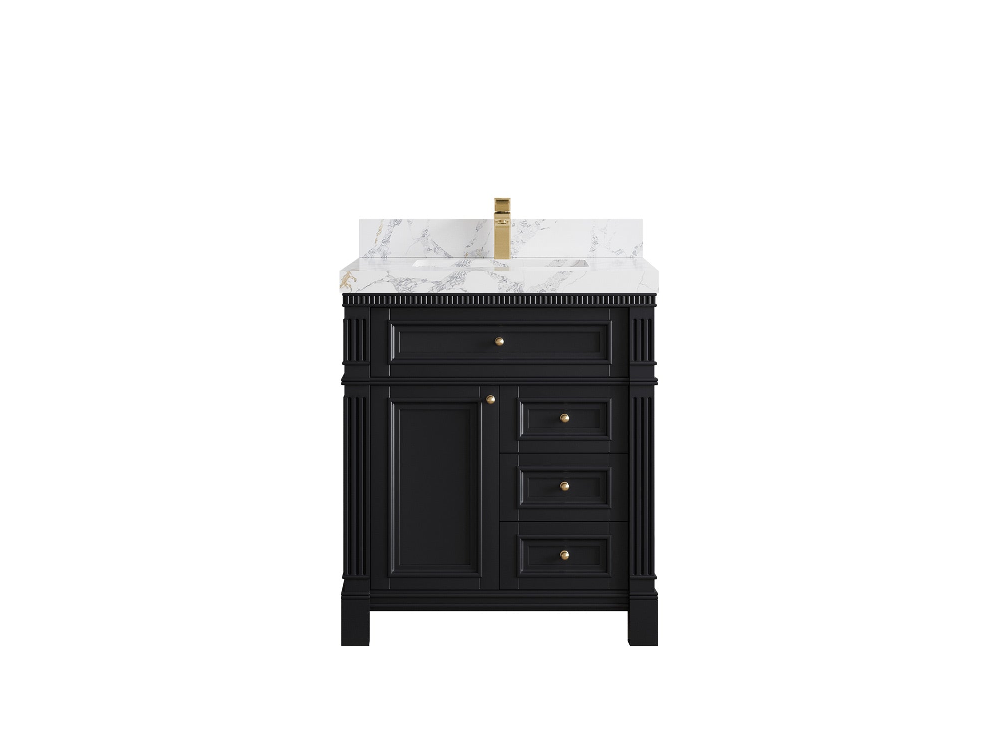 Paris 30 in. W x 22 in. D Single Sink Bathroom Vanity - Willow Bath and Vanity