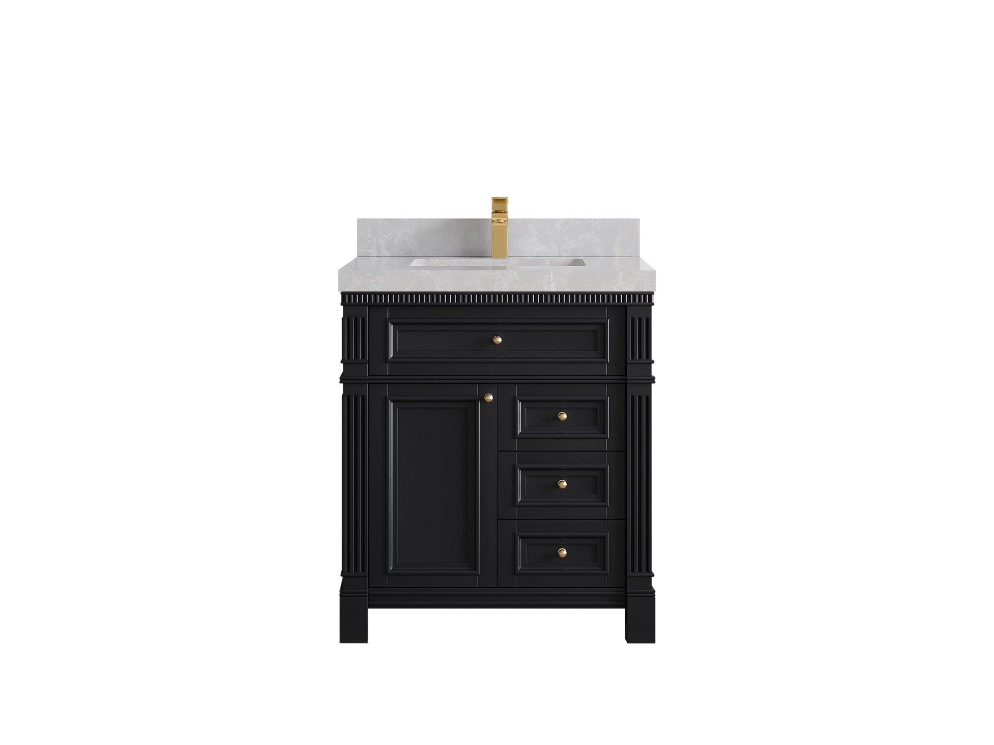 Paris 30 in. W x 22 in. D Single Sink Bathroom Vanity - Willow Bath and Vanity