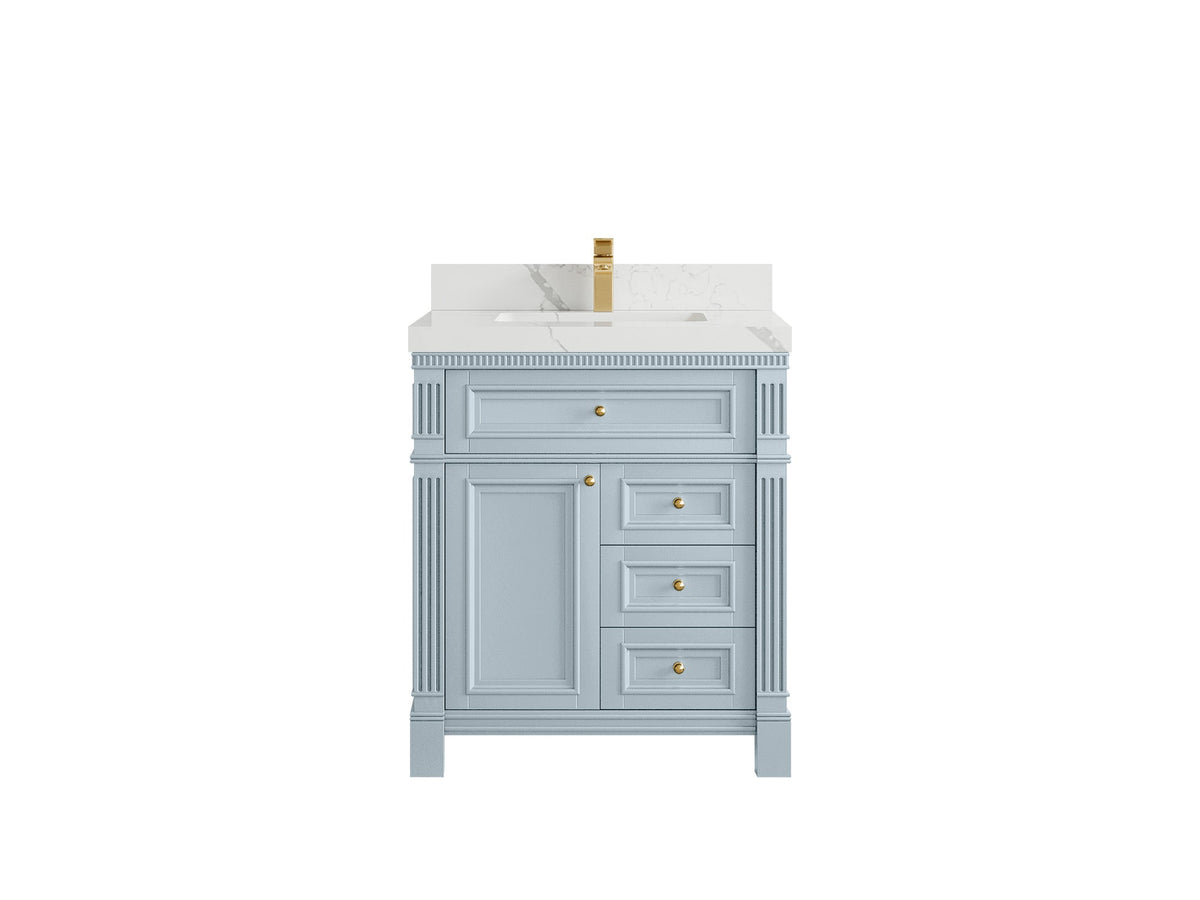 Paris 30 in. W x 22 in. D Single Sink Bathroom Vanity - Willow Bath and Vanity