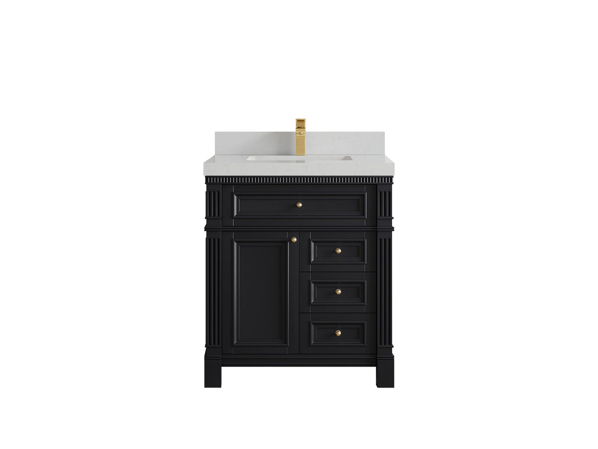 Paris 30 in. W x 22 in. D Single Sink Bathroom Vanity - Willow Bath and Vanity