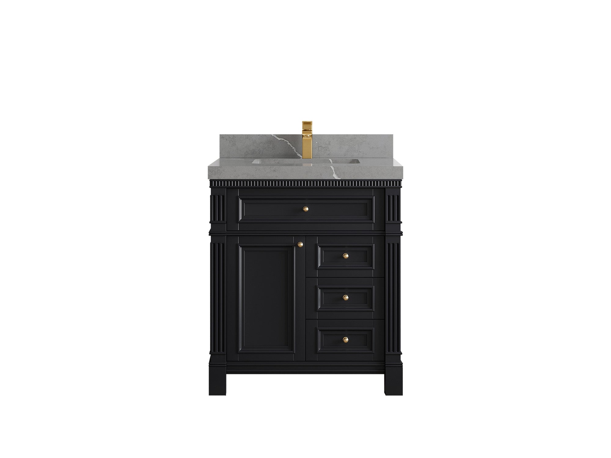 Paris 30 in. W x 22 in. D Single Sink Bathroom Vanity - Willow Bath and Vanity
