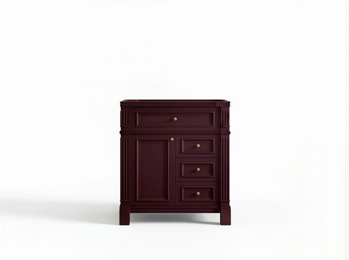 Paris 30 in. W x 22 in. D Single Sink Bathroom Vanity - Willow Bath and Vanity