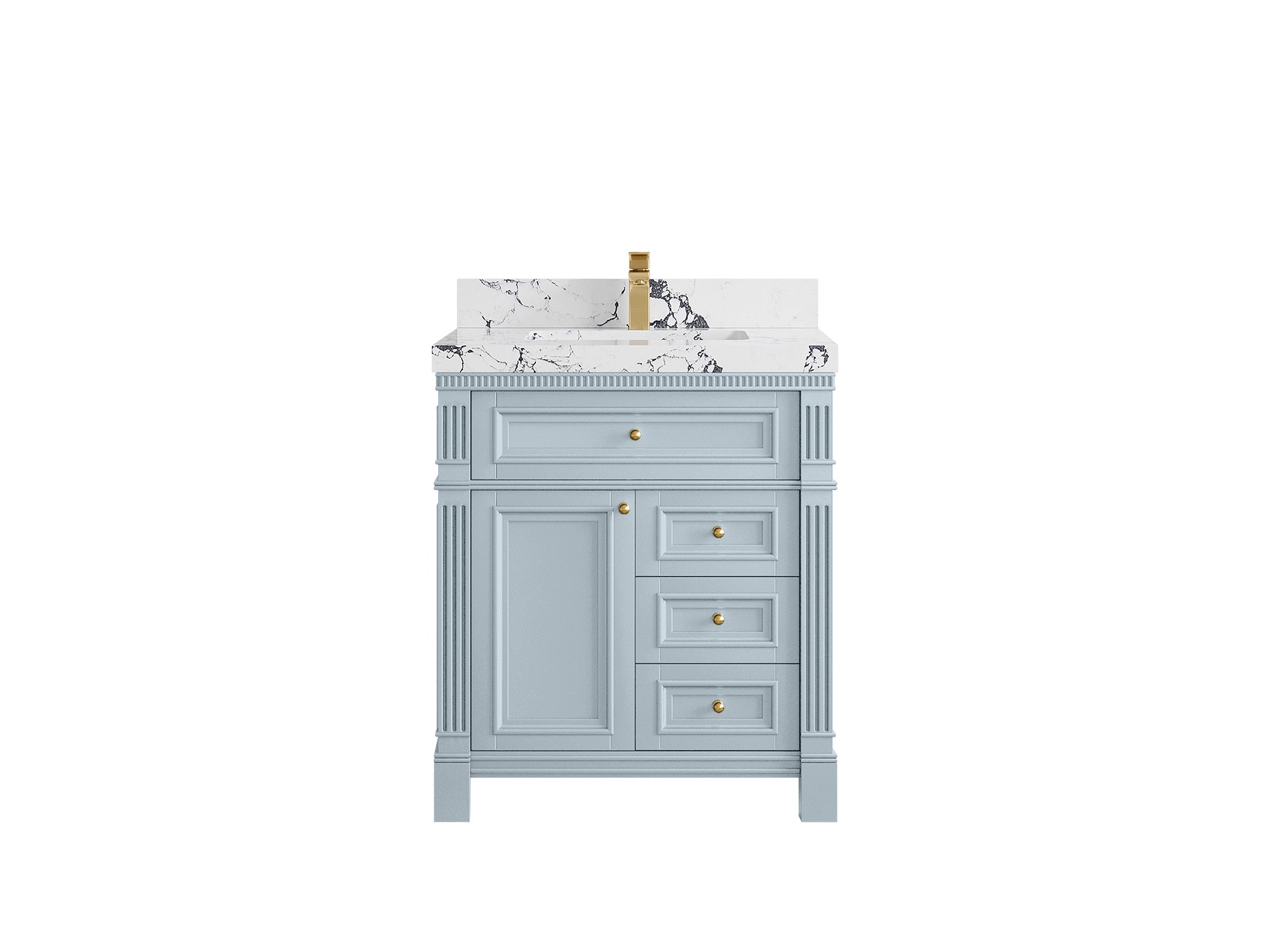 Paris 30 in. W x 22 in. D Single Sink Bathroom Vanity - Willow Bath and Vanity
