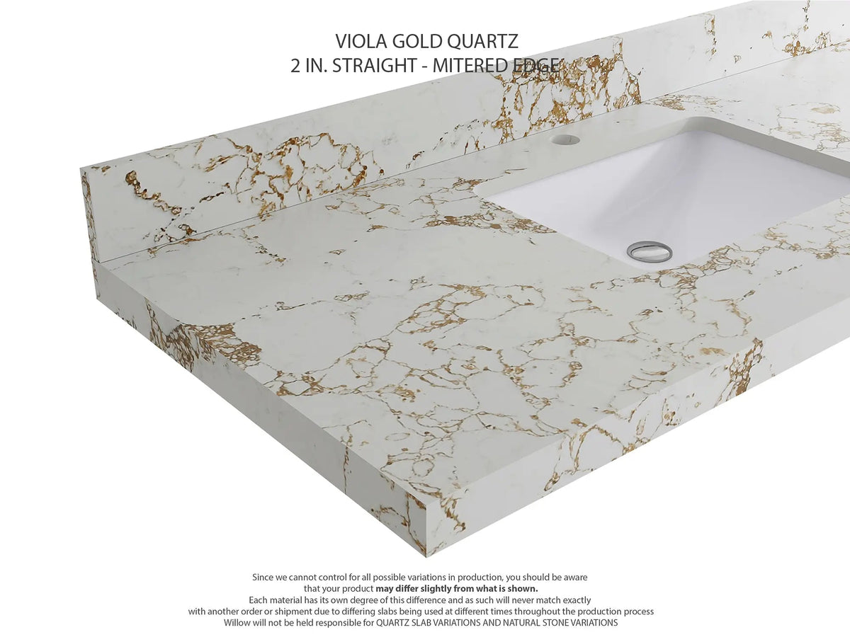 Paris 36 in. W x 22 in. D Bathroom Vanity with Center Sink - Willow Bath and Vanity