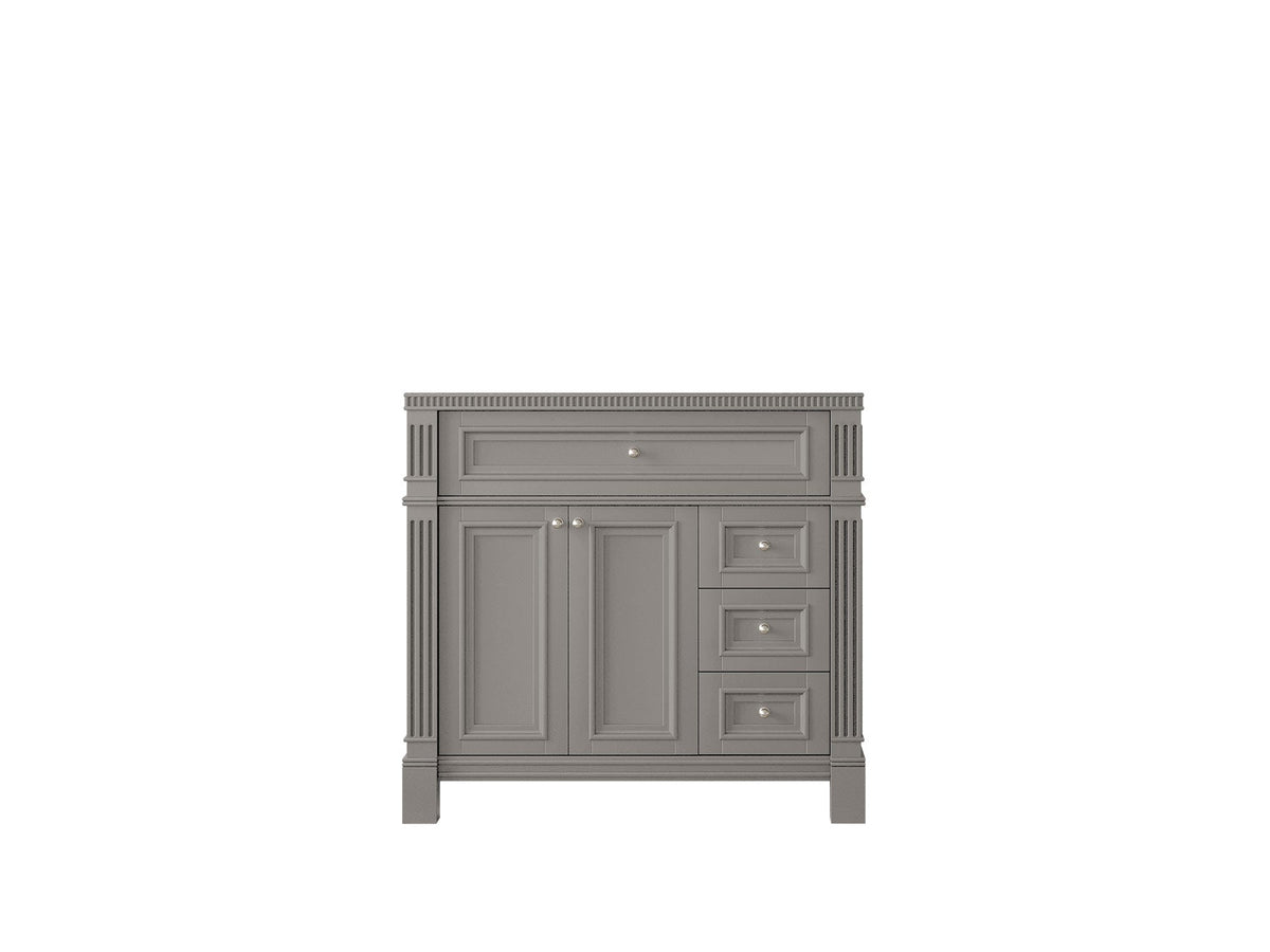 Paris 36 in. W x 22 in. D Center Sink Bathroom Vanity - Willow Bath and Vanity