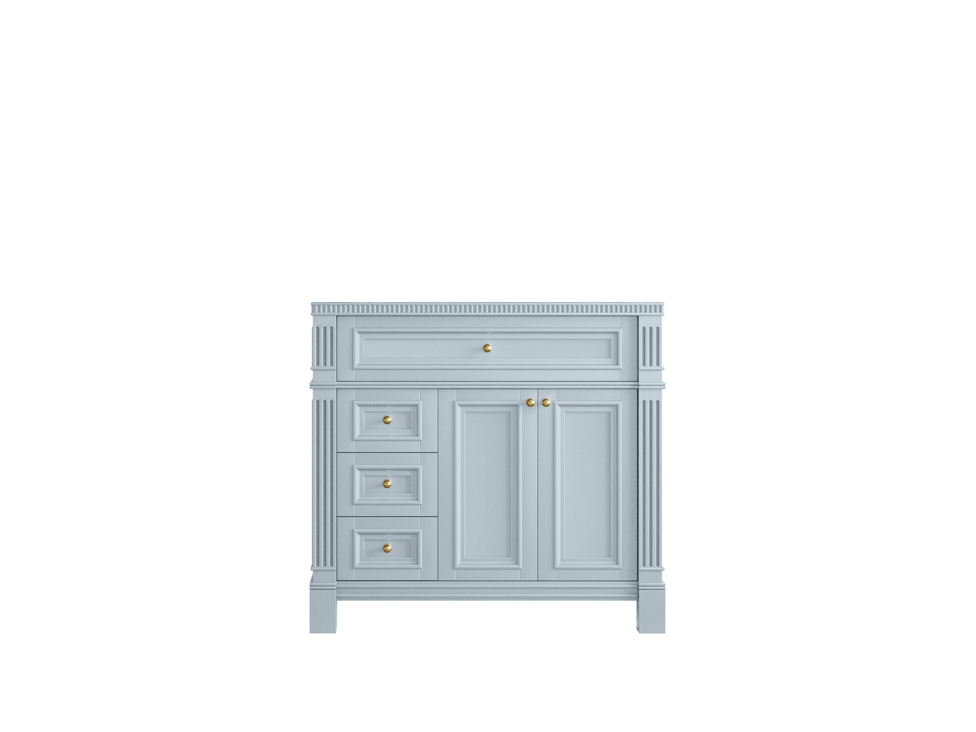 Paris 36 in. W x 22 in. D Center Sink Bathroom Vanity - Willow Bath and Vanity