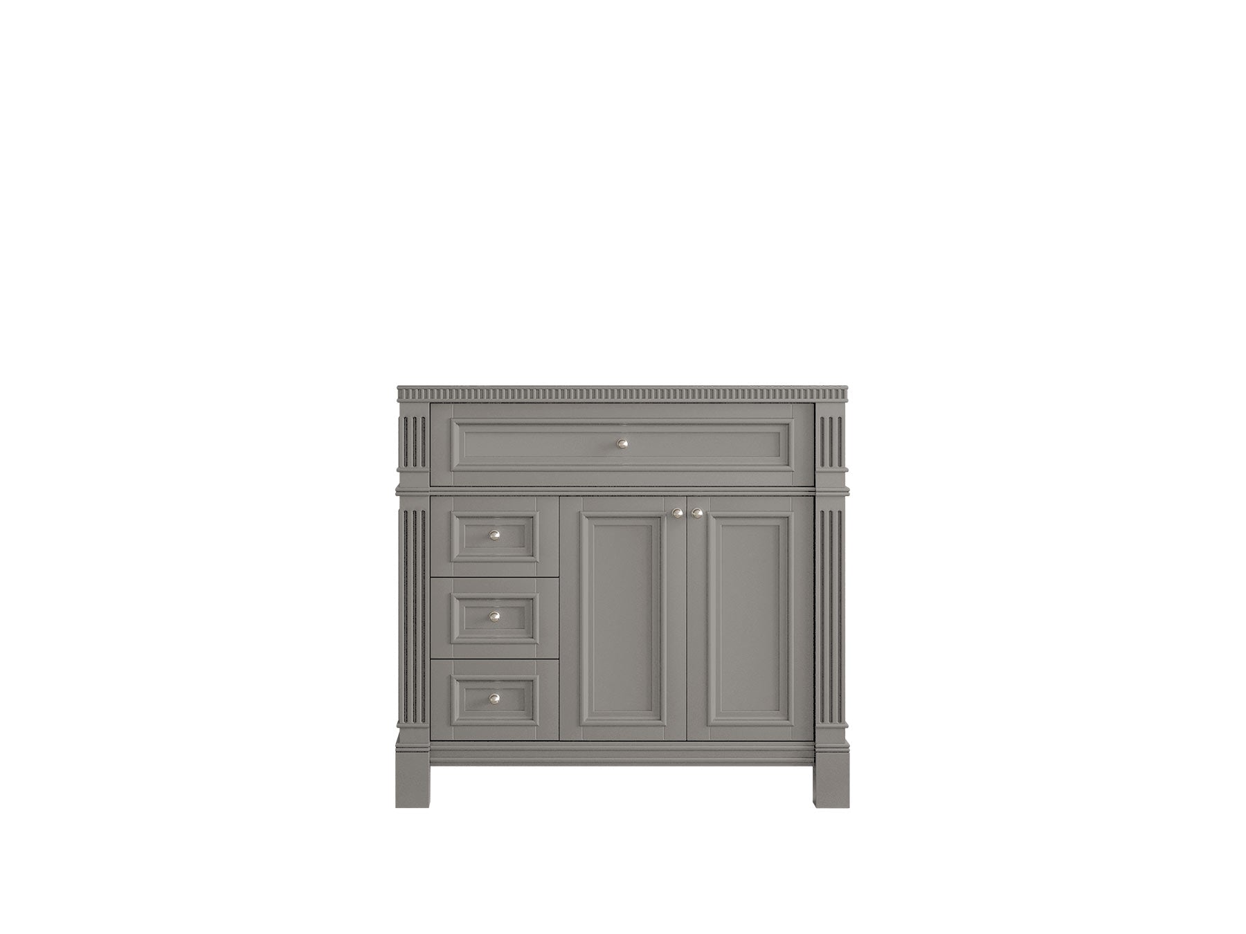Paris 36 in. W x 22 in. D Center Sink Bathroom Vanity - Willow Bath and Vanity
