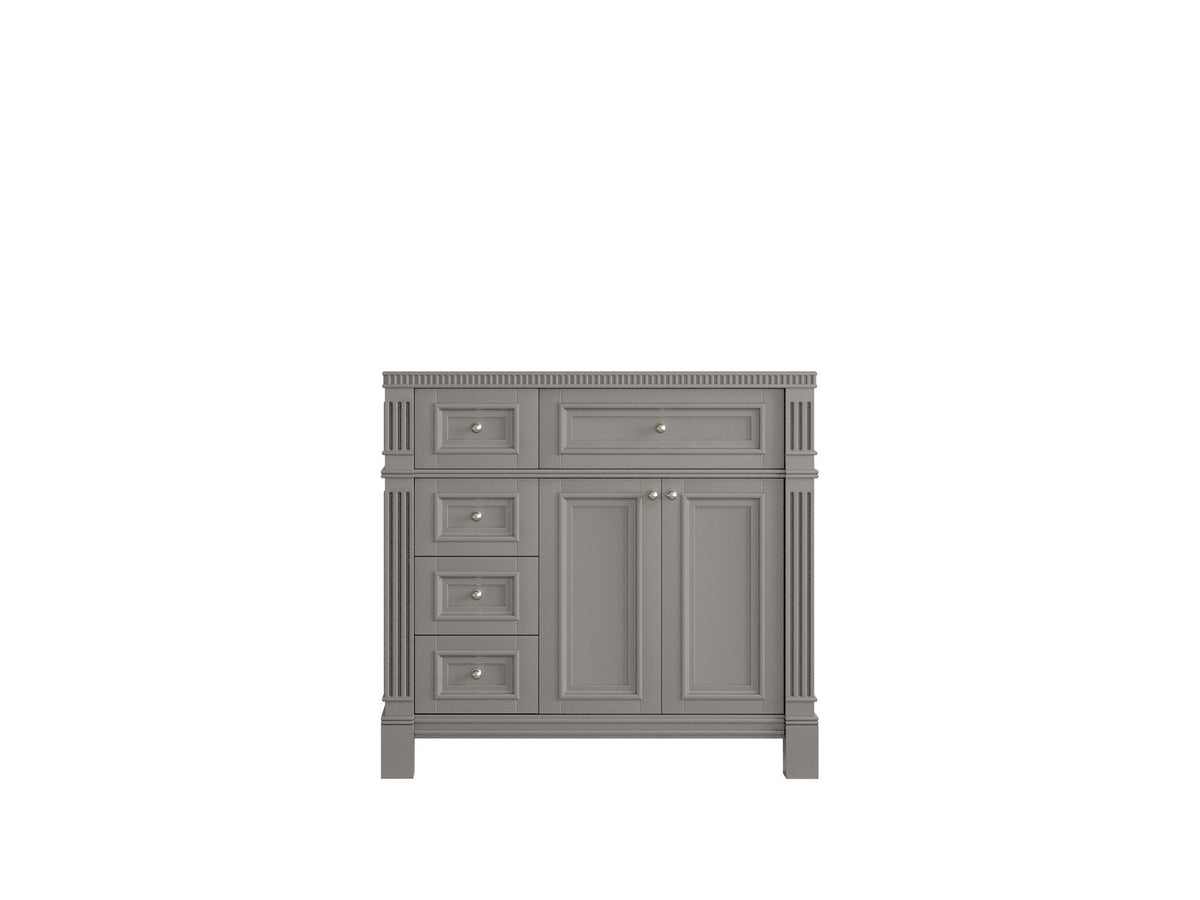 Paris 36 in. W x 22 in. D Center Sink Bathroom Vanity - Willow Bath and Vanity