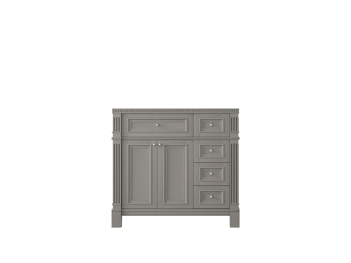 Paris 36 in. W x 22 in. D Center Sink Bathroom Vanity - Willow Bath and Vanity