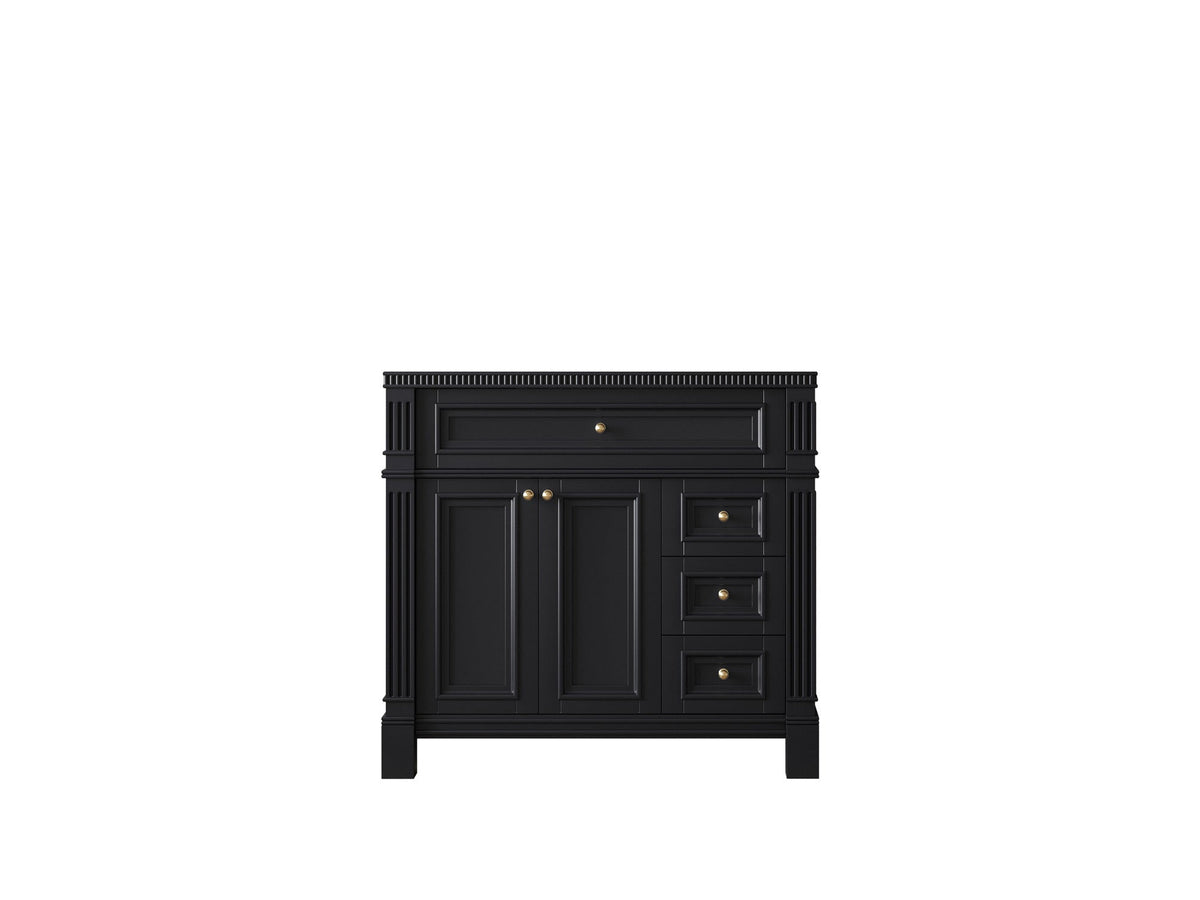 Paris 36 in. W x 22 in. D Left Offset Sink Bathroom Vanity - Willow Bath and Vanity