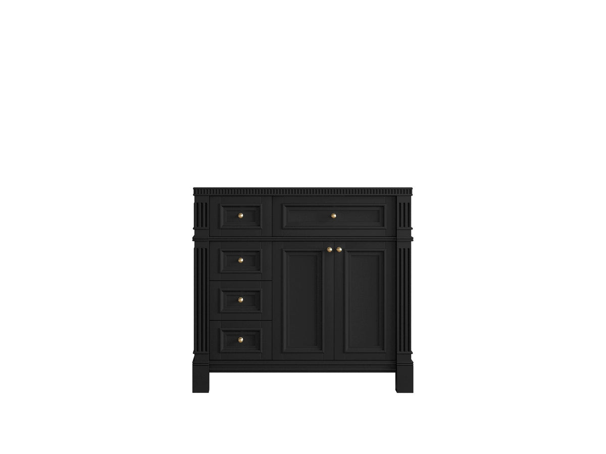 Paris 36 in. W x 22 in. D Right Offset Sink Bathroom Vanity
