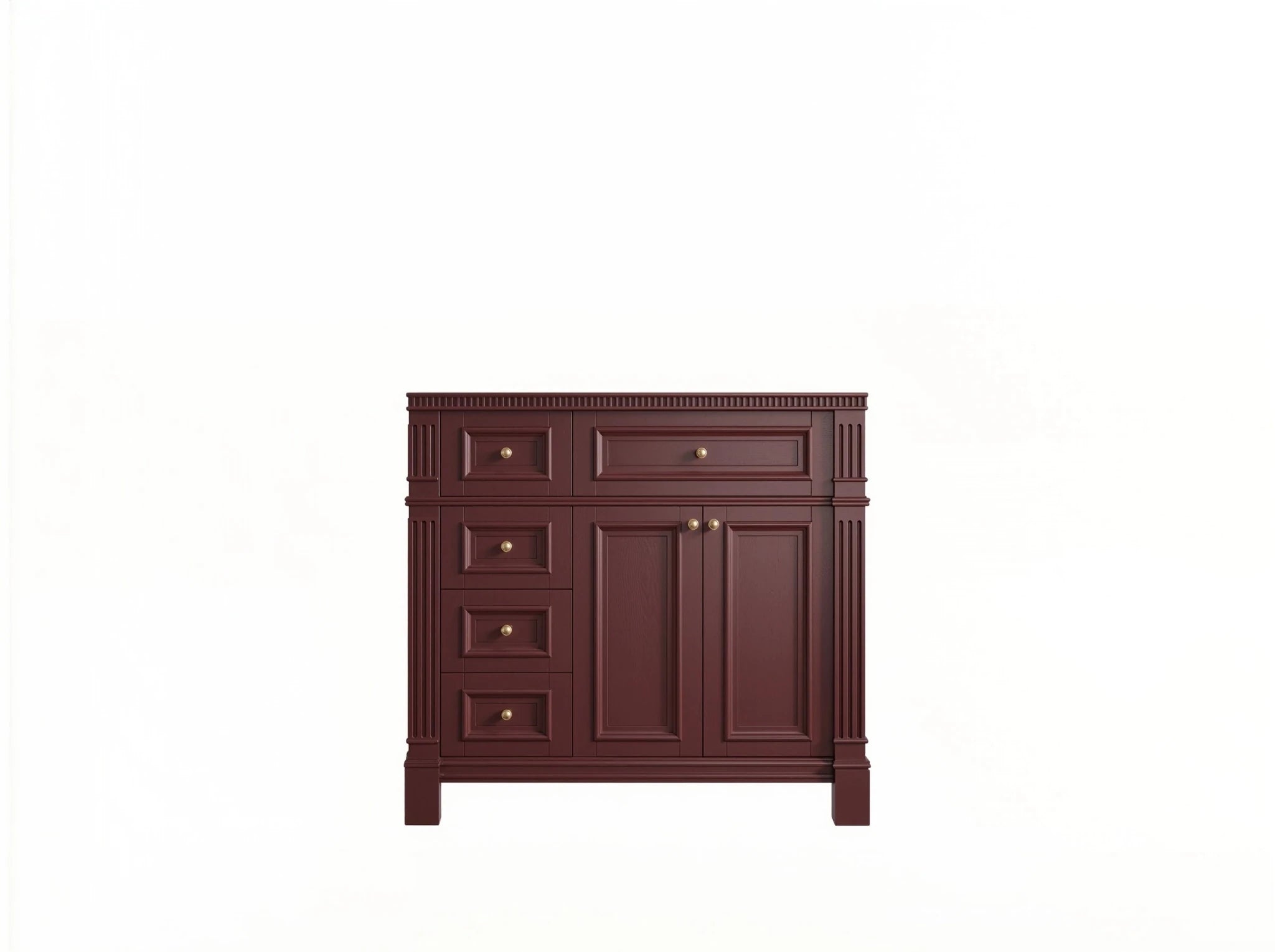 Paris 36 in. W x 22 in. D Right Offset Sink Bathroom Vanity - Willow Bath and Vanity