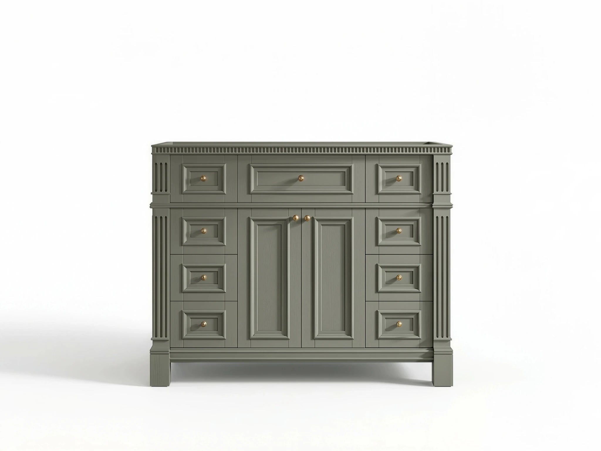 Paris 42 in. W x 22 in. D Single Sink Bathroom Vanity - Willow Bath and Vanity