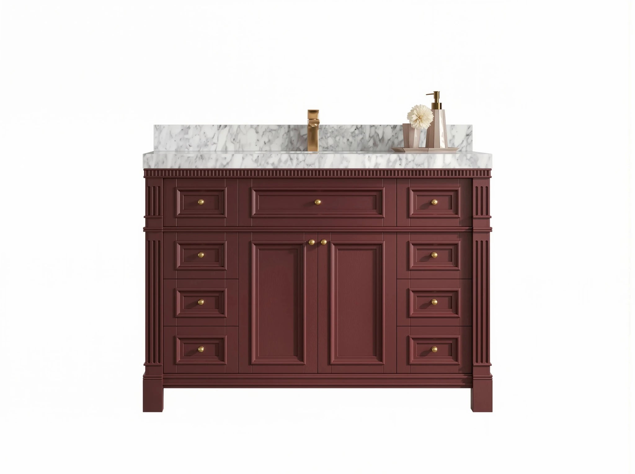 Paris 48 in. W x 22 in. D Single Sink Bathroom Vanity - Willow Bath and Vanity