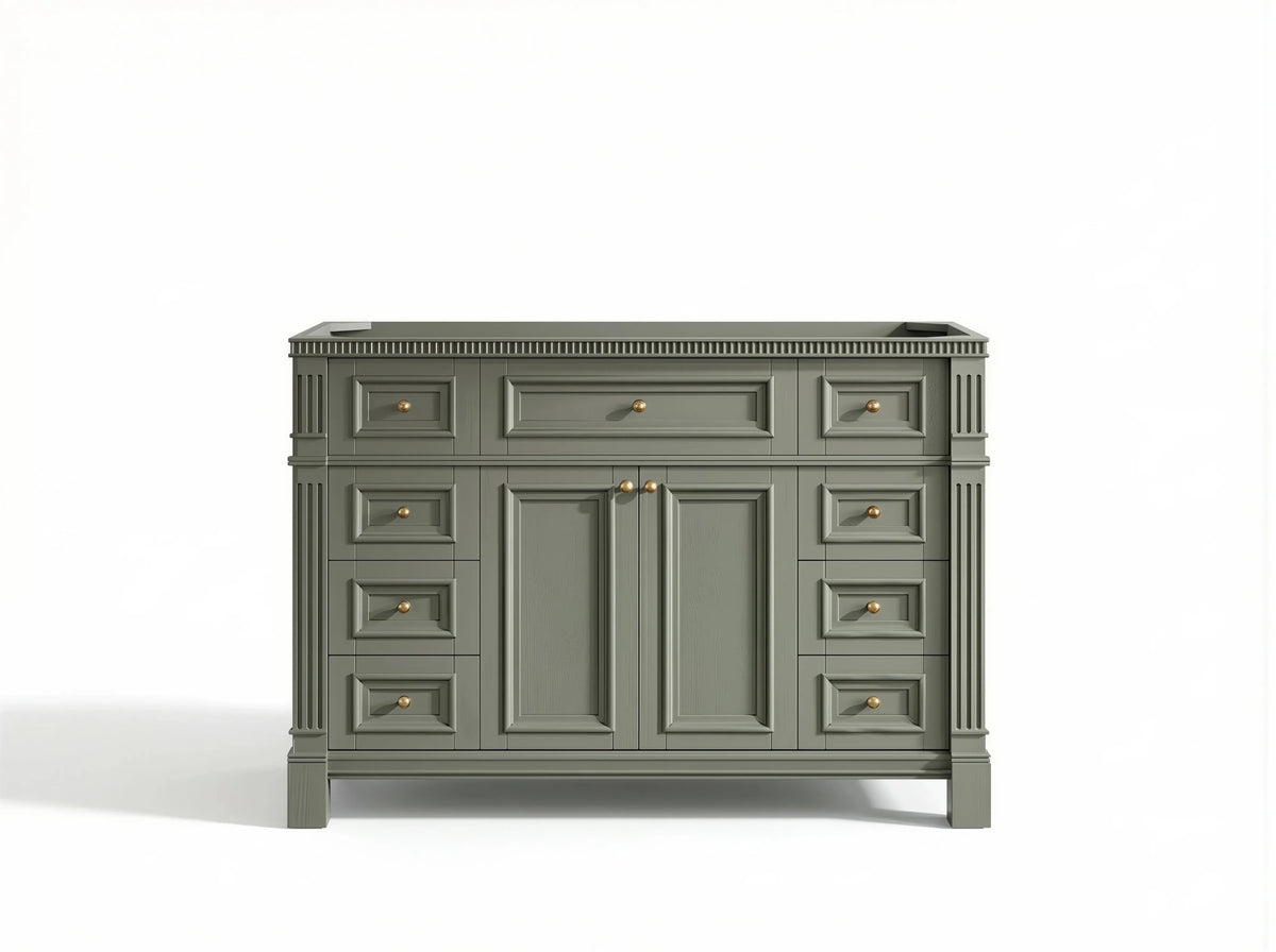 Paris 48 in. W x 22 in. D Single Sink Bathroom Vanity - Willow Bath and Vanity