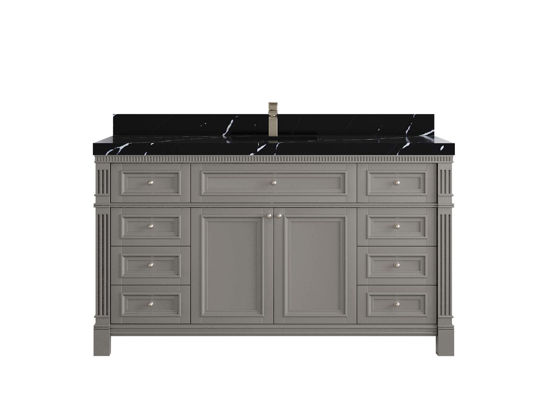 Paris 60 in. W x 22 in. D Single Sink Bathroom Vanity - Willow Bath and Vanity