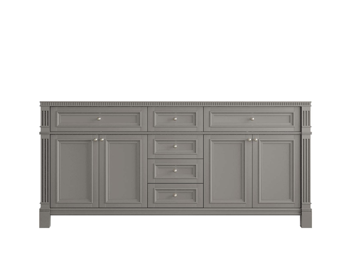 Paris 72 in. W x 22 in. D Double Sink Bathroom Vanity - Willow Bath and Vanity