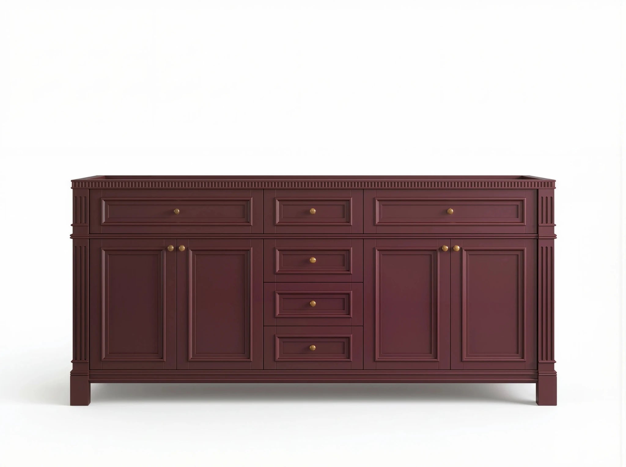 Paris 72 in. W x 22 in. D Double Sink Bathroom Vanity - Willow Bath and Vanity