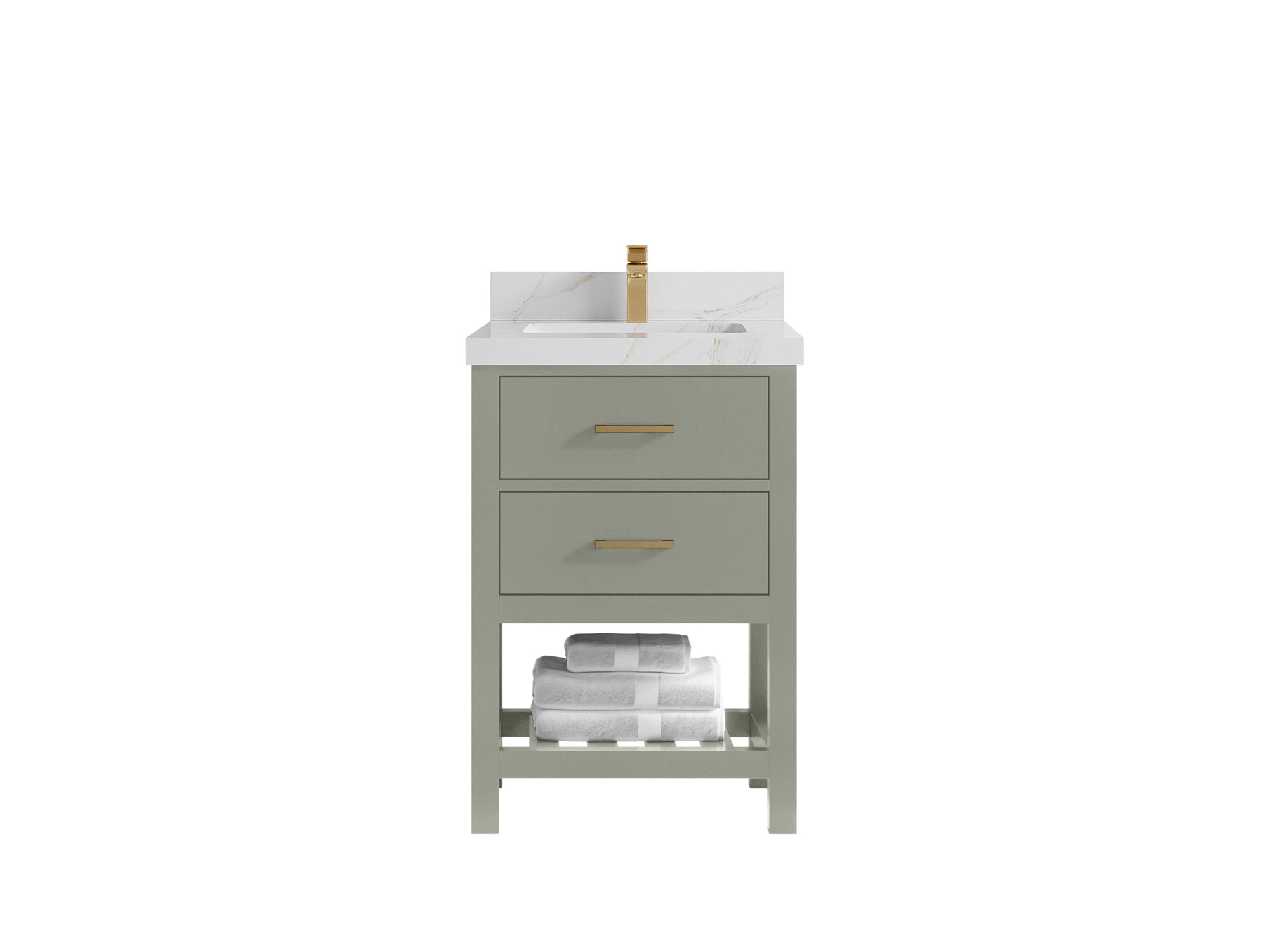 Parker 24 in. W x 22 in. D Single Sink Bathroom Vanity - Willow Bath and Vanity