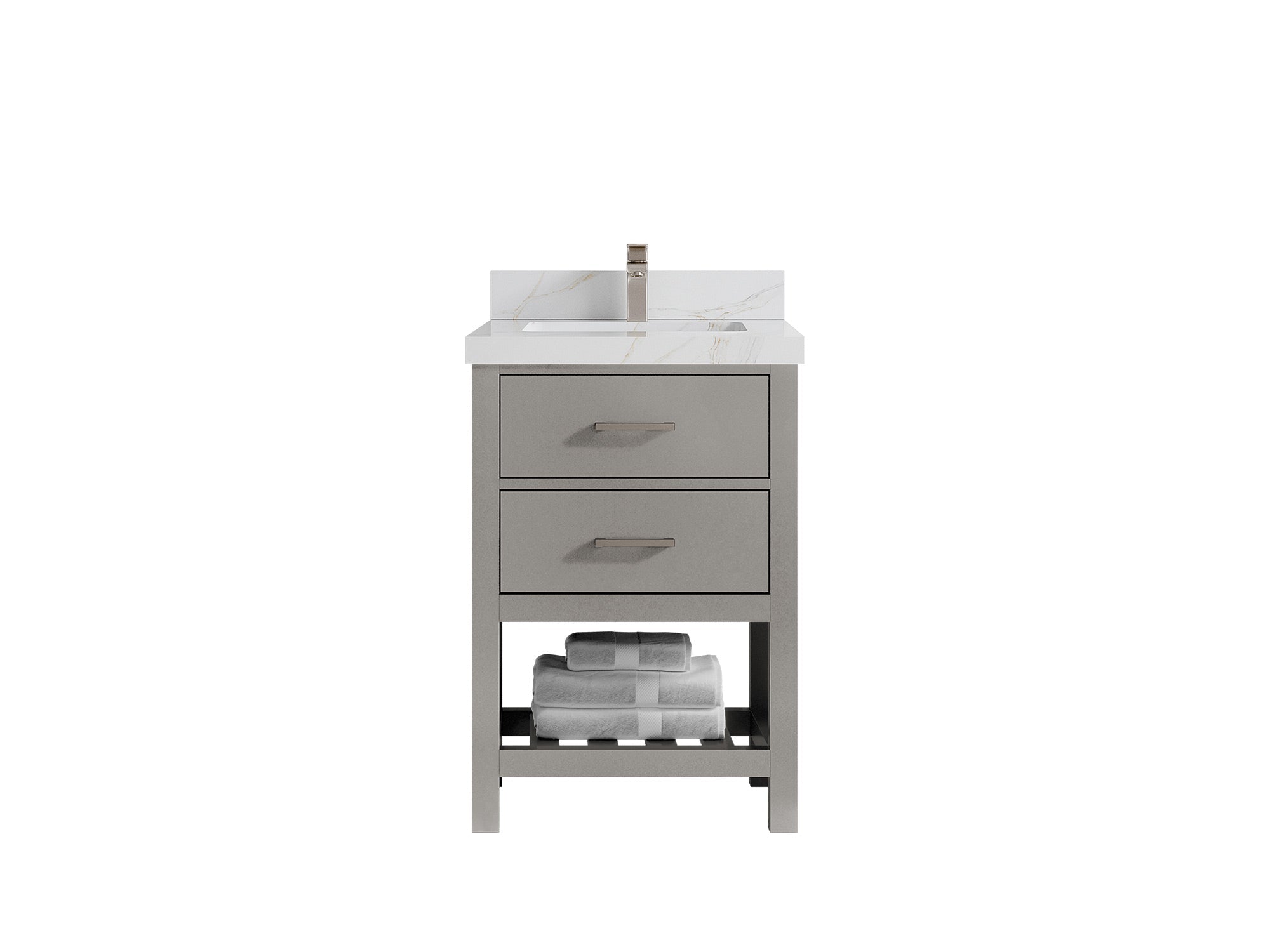 Parker 24 in. W x 22 in. D Single Sink Bathroom Vanity - Willow Bath and Vanity