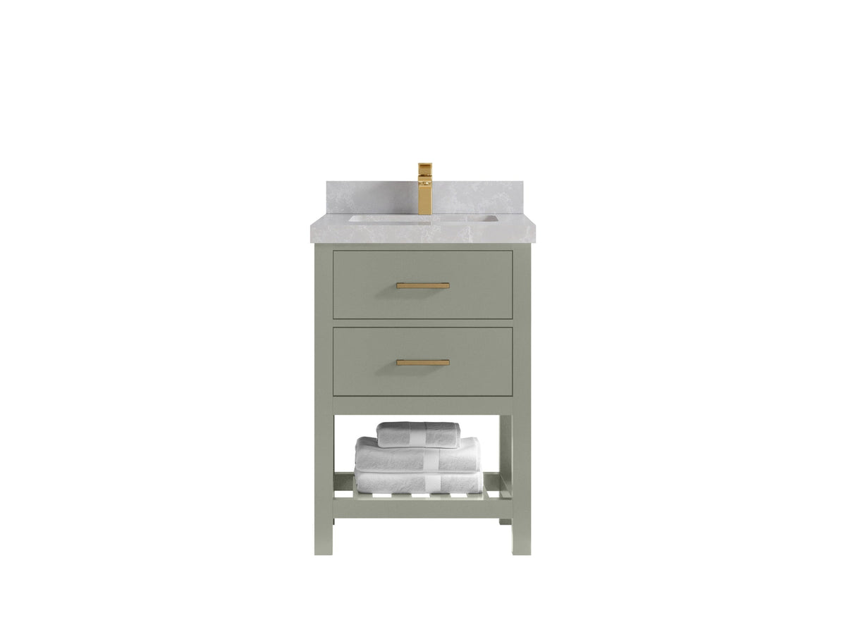 Parker 24 in. W x 22 in. D Single Sink Bathroom Vanity - Willow Bath and Vanity