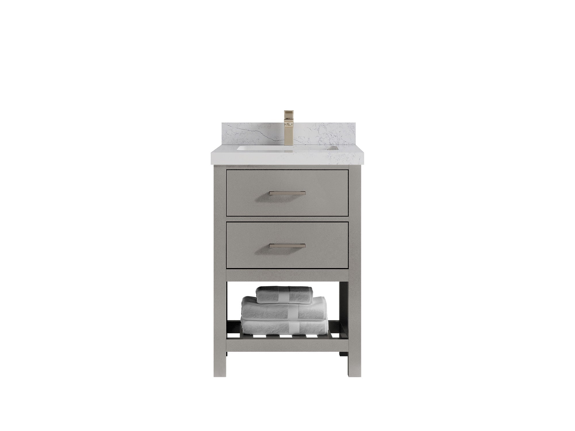 Parker 24 in. W x 22 in. D Single Sink Bathroom Vanity - Willow Bath and Vanity