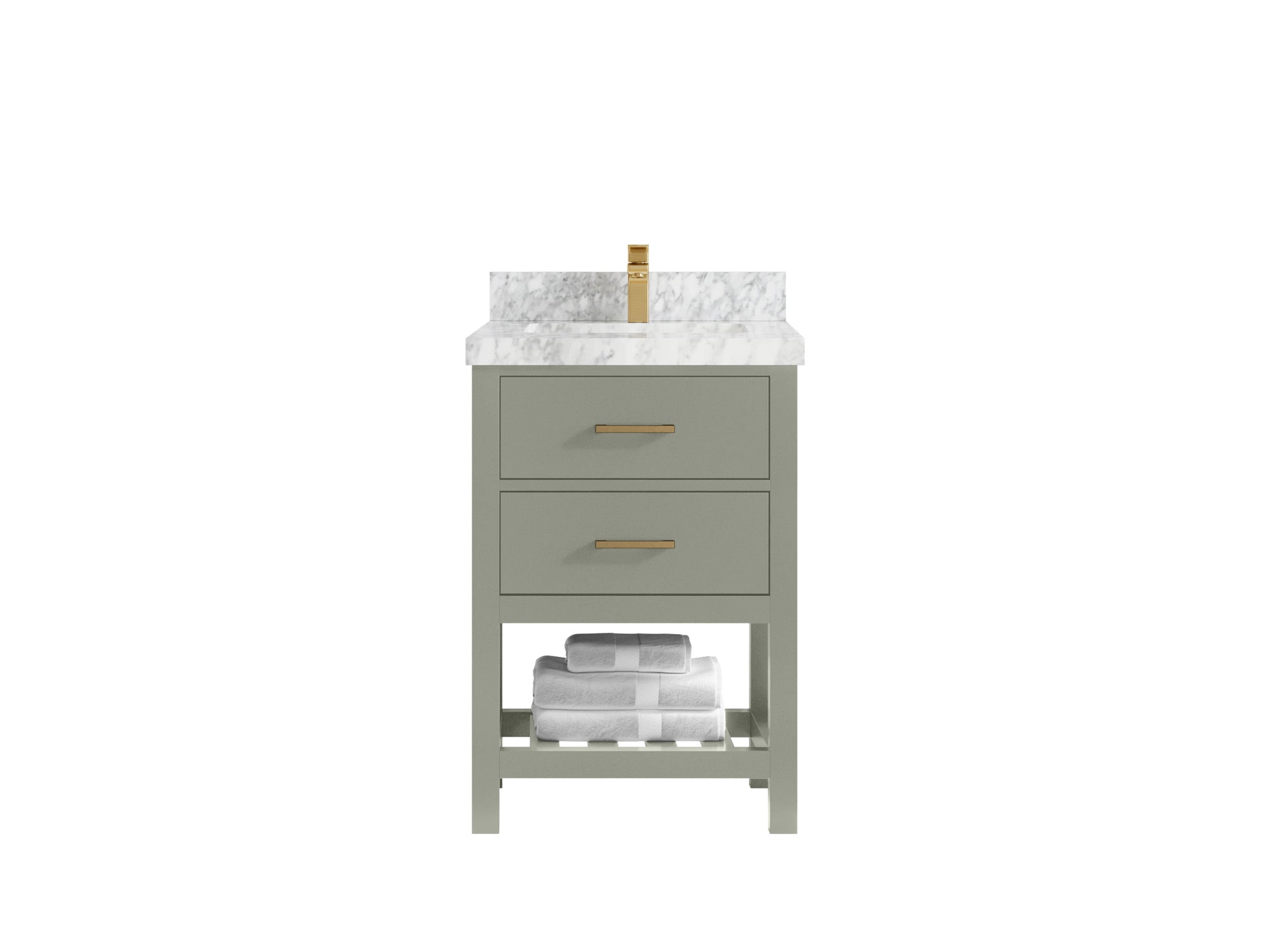 Parker 24 in. W x 22 in. D Single Sink Bathroom Vanity - Willow Bath and Vanity
