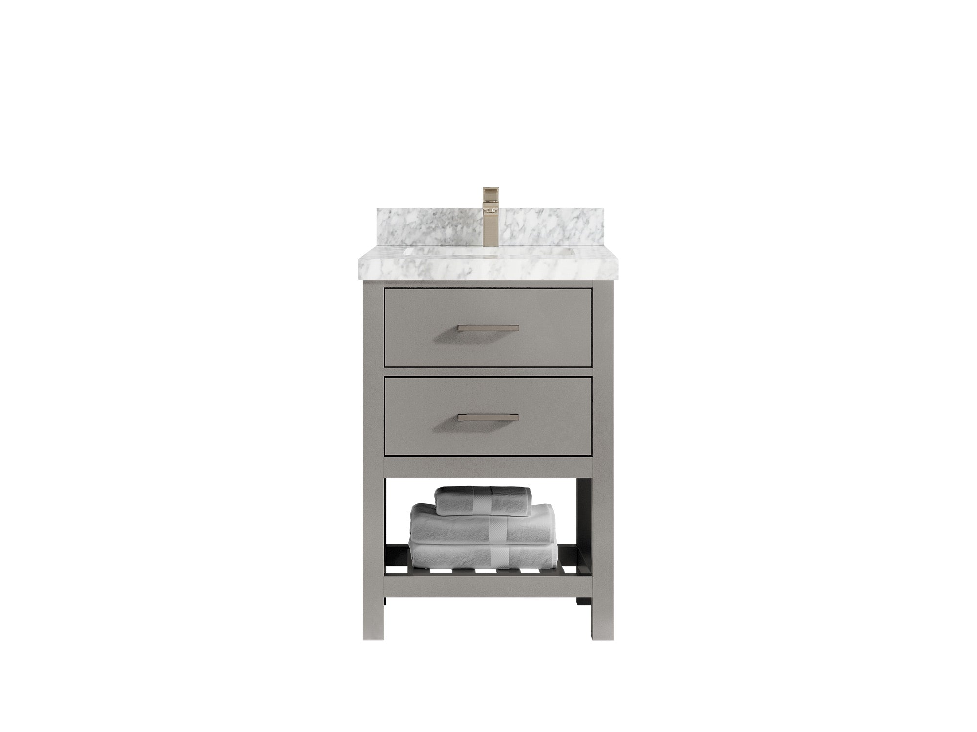 Parker 24 in. W x 22 in. D Single Sink Bathroom Vanity - Willow Bath and Vanity