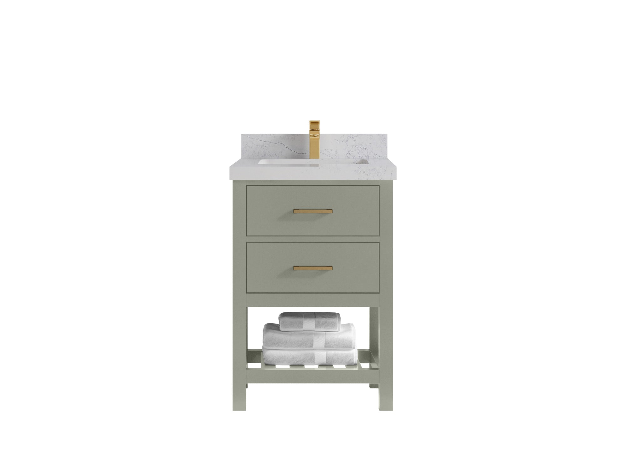 Parker 24 in. W x 22 in. D Single Sink Bathroom Vanity - Willow Bath and Vanity