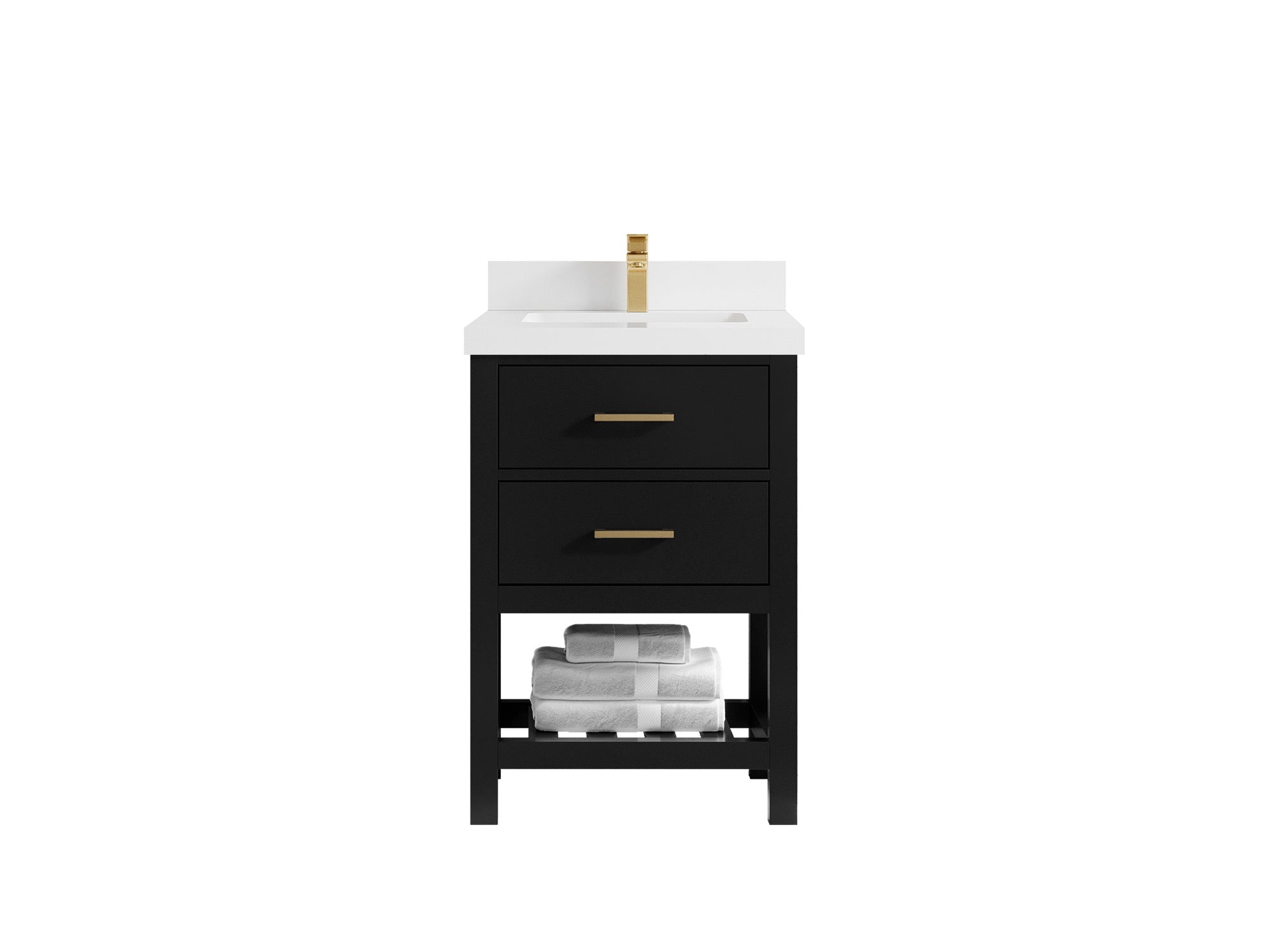 Parker 24 in. W x 22 in. D Single Sink Bathroom Vanity - Willow Bath and Vanity
