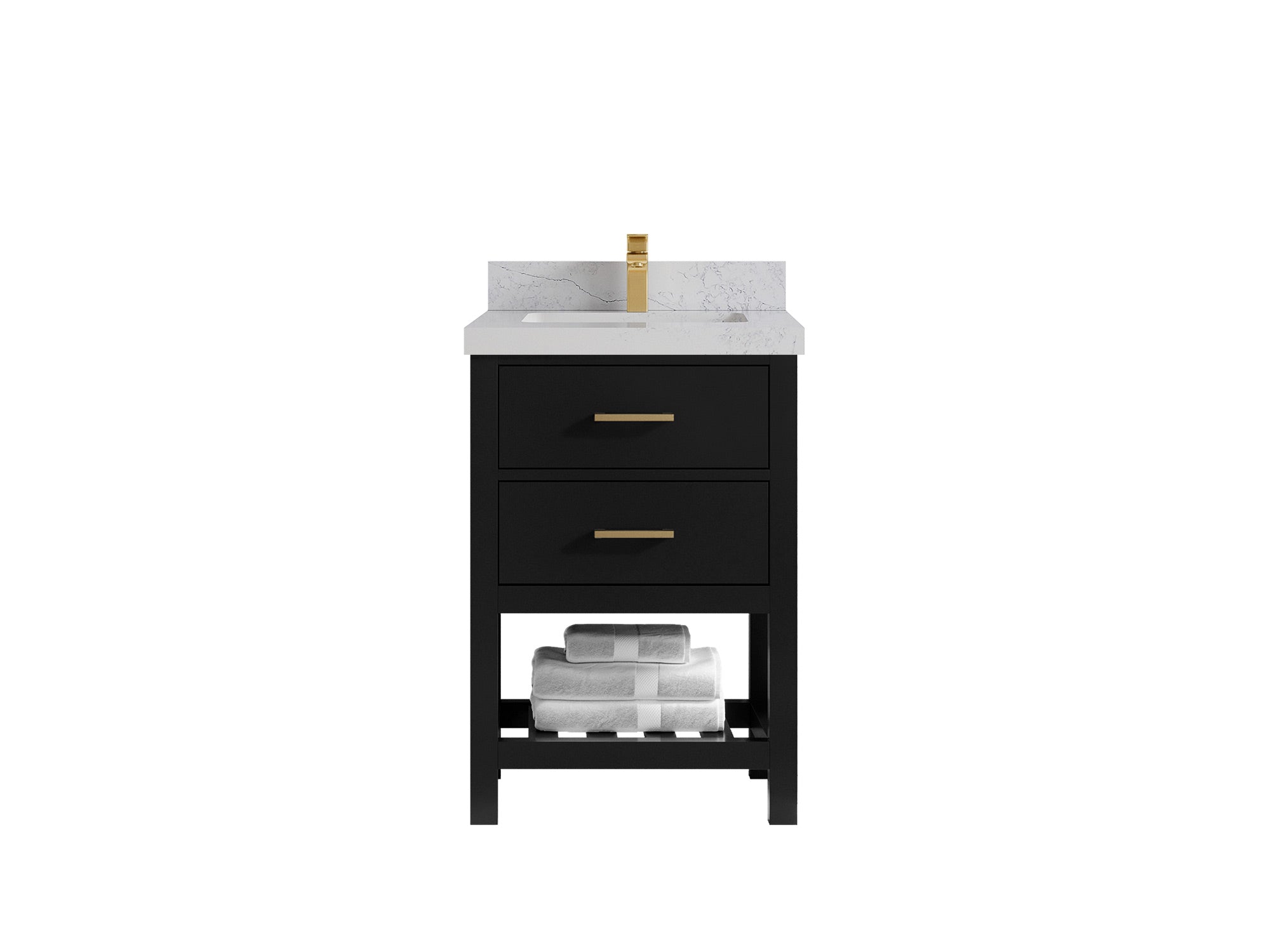 Parker 24 in. W x 22 in. D Single Sink Bathroom Vanity - Willow Bath and Vanity