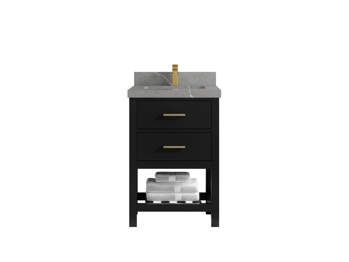 Parker 24 in. W x 22 in. D Single Sink Bathroom Vanity - Willow Bath and Vanity