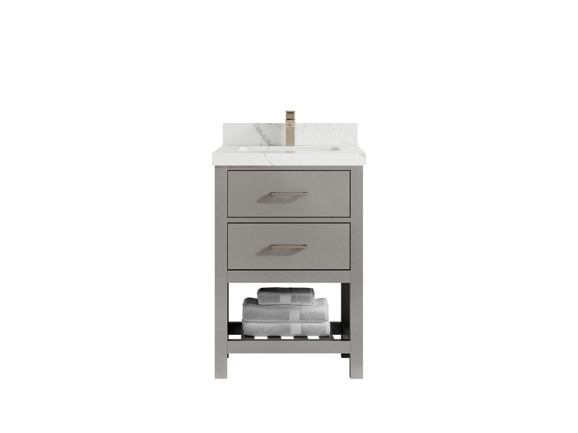 Parker 24 in. W x 22 in. D Single Sink Bathroom Vanity - Willow Bath and Vanity