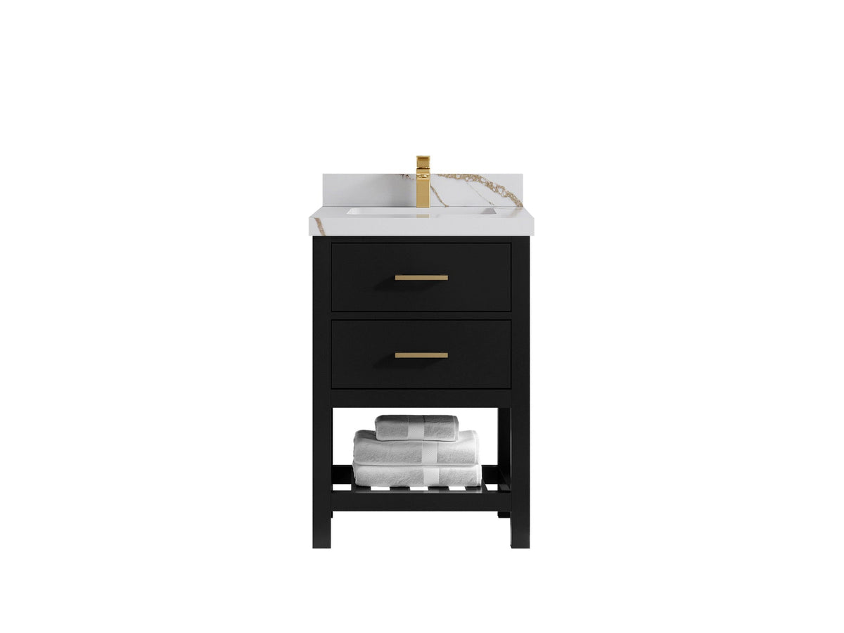 Parker 24 in. W x 22 in. D Single Sink Bathroom Vanity - Willow Bath and Vanity