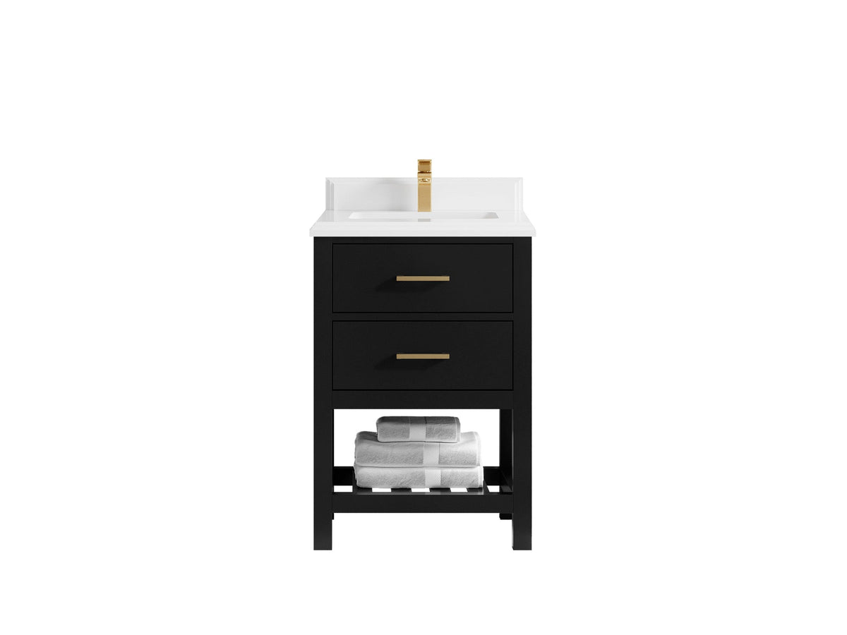 Parker 24 in. W x 22 in. D Single Sink Bathroom Vanity - Willow Bath and Vanity