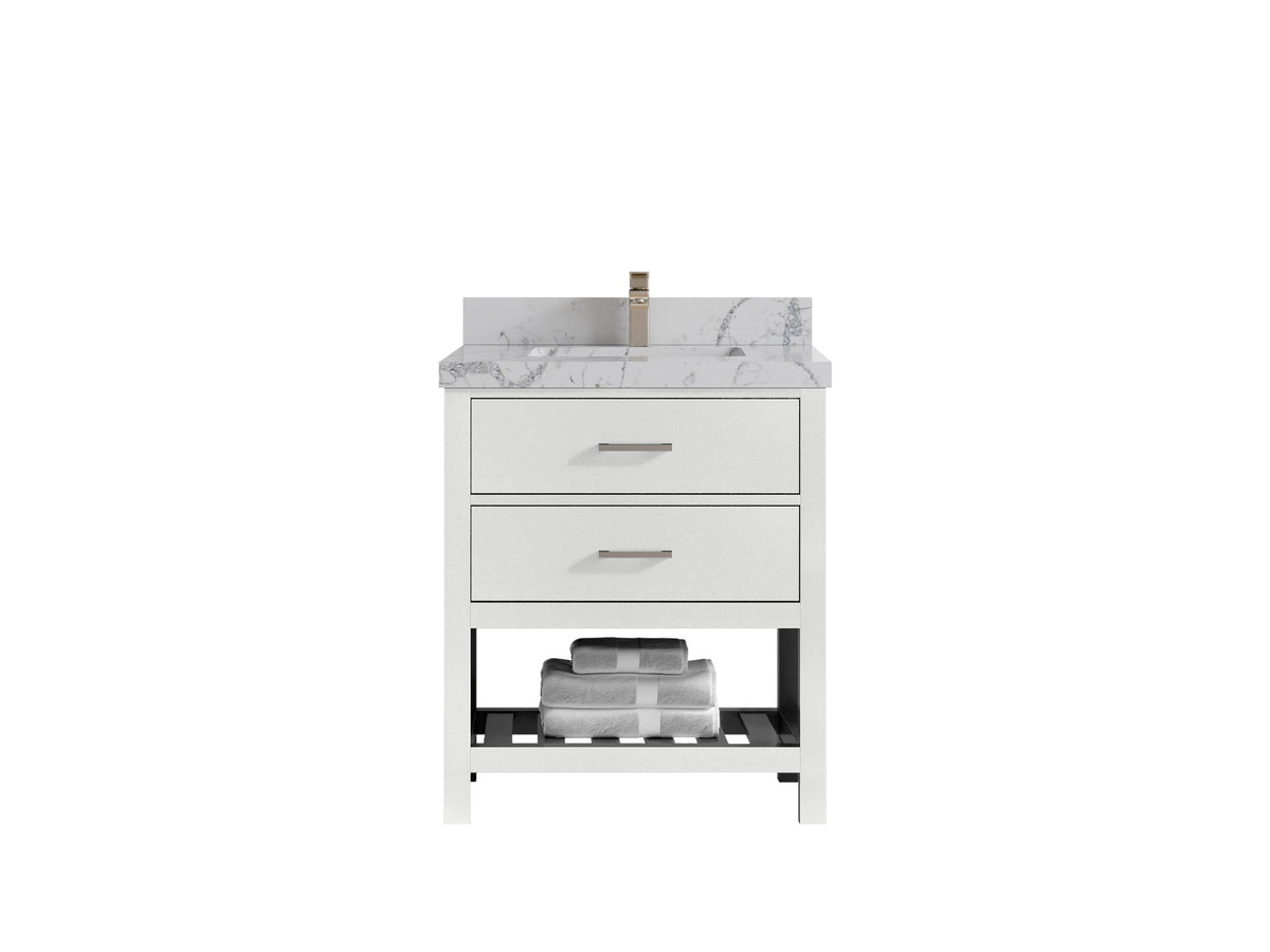Parker 30 in. W x 22 in. D Single Sink Bathroom Vanity - Willow Bath and Vanity
