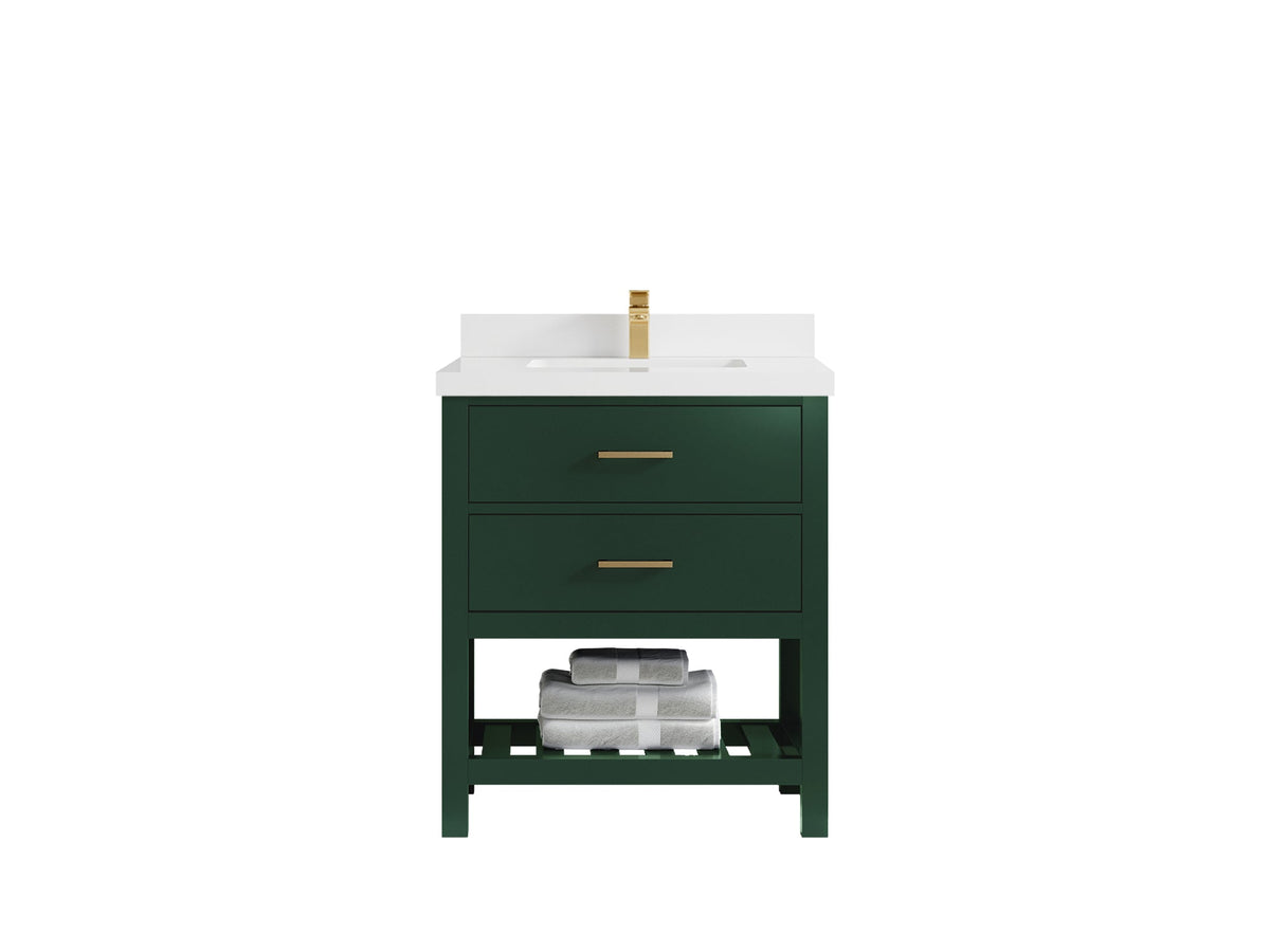 Parker 30 in. W x 22 in. D Single Sink Bathroom Vanity - Willow Bath and Vanity
