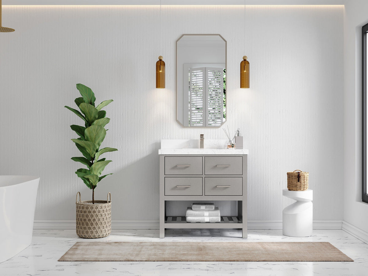 Parker 36 in. W x 22 in. D Single Sink Bathroom Vanity - Willow Bath and Vanity
